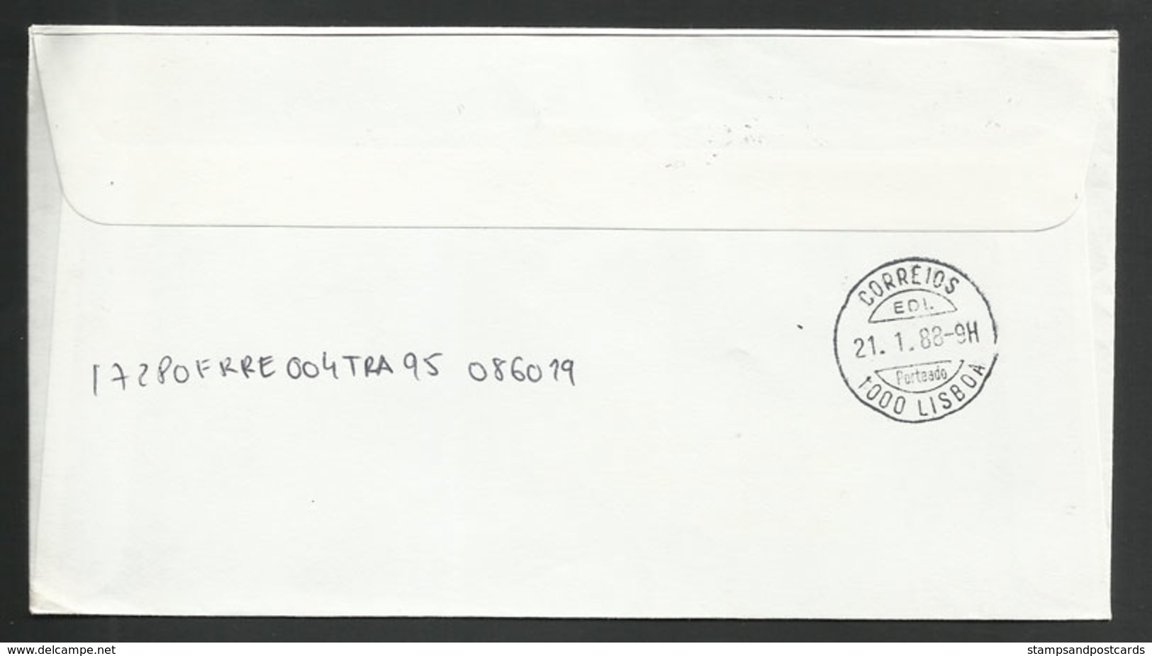 Portugal Lettre 1988 Timbre-taxe Port Dû Postage Due Cover - Storia Postale