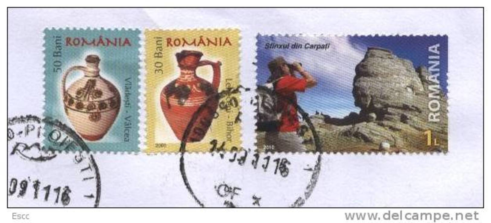 Mailed  Cover (letter)  From Romania  To Bulgaria - Covers & Documents