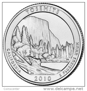 USA QUARTER (1/4 Dollar) 2010 P Mint "YOSEMITE" UNC - 2010-...: National Parks