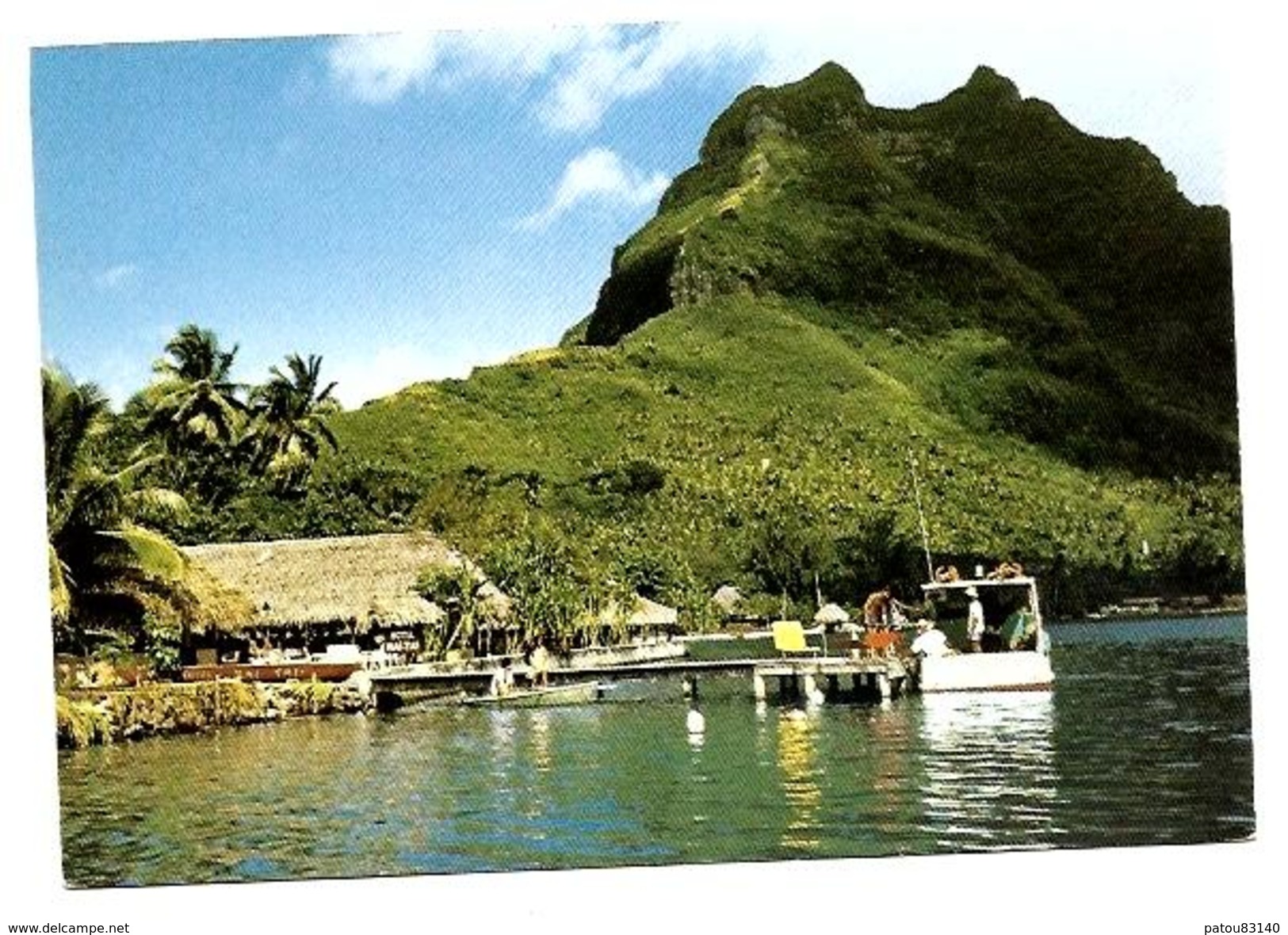 POLYNESIE FRANCAISE.  BORA BORA LOT DE 2 CARTES  HOTEL MAITAI - Polynésie Française