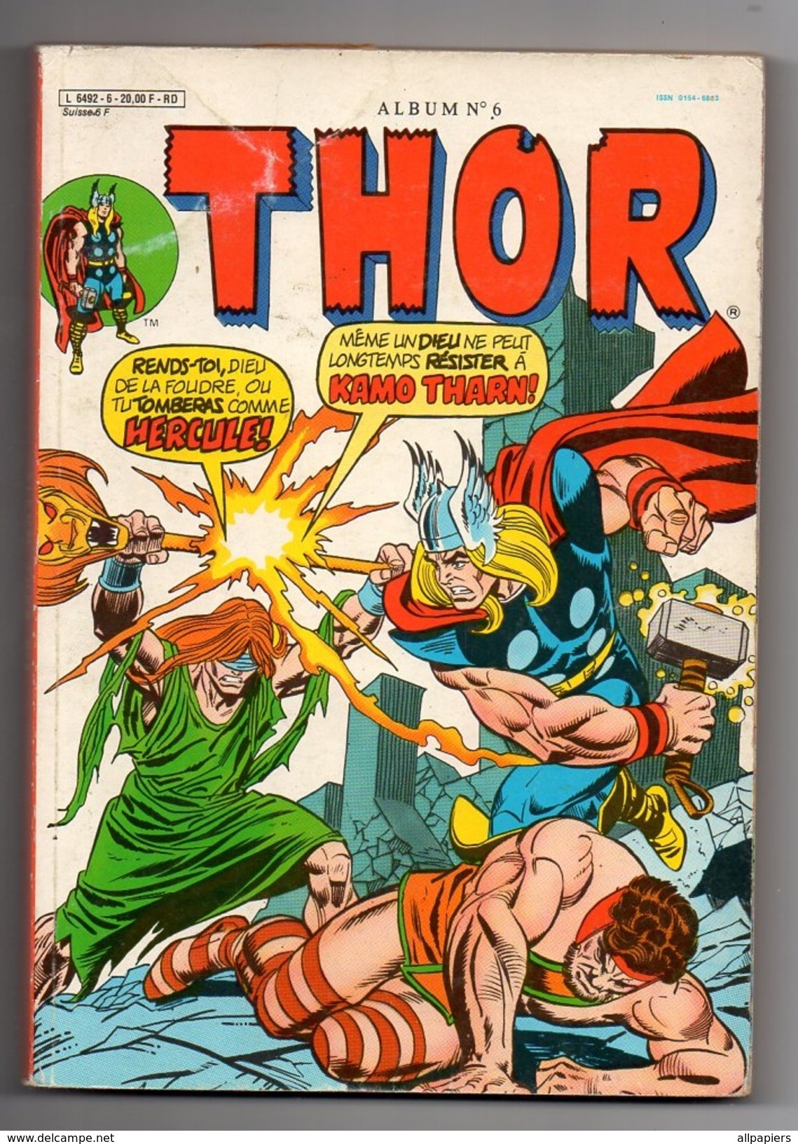 Album N°6 Thor O Amère Victoire - Le Pathos Et La Puissance - U.S.1 Après Minuit De 1984 - Thor