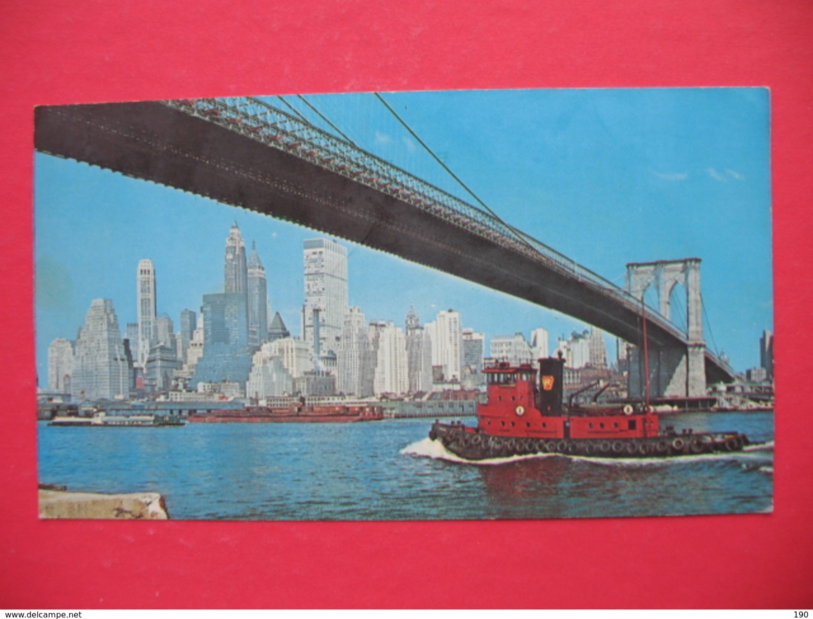 BROOKLYN BRIDGE,NEW YORK CITY - Tugboats