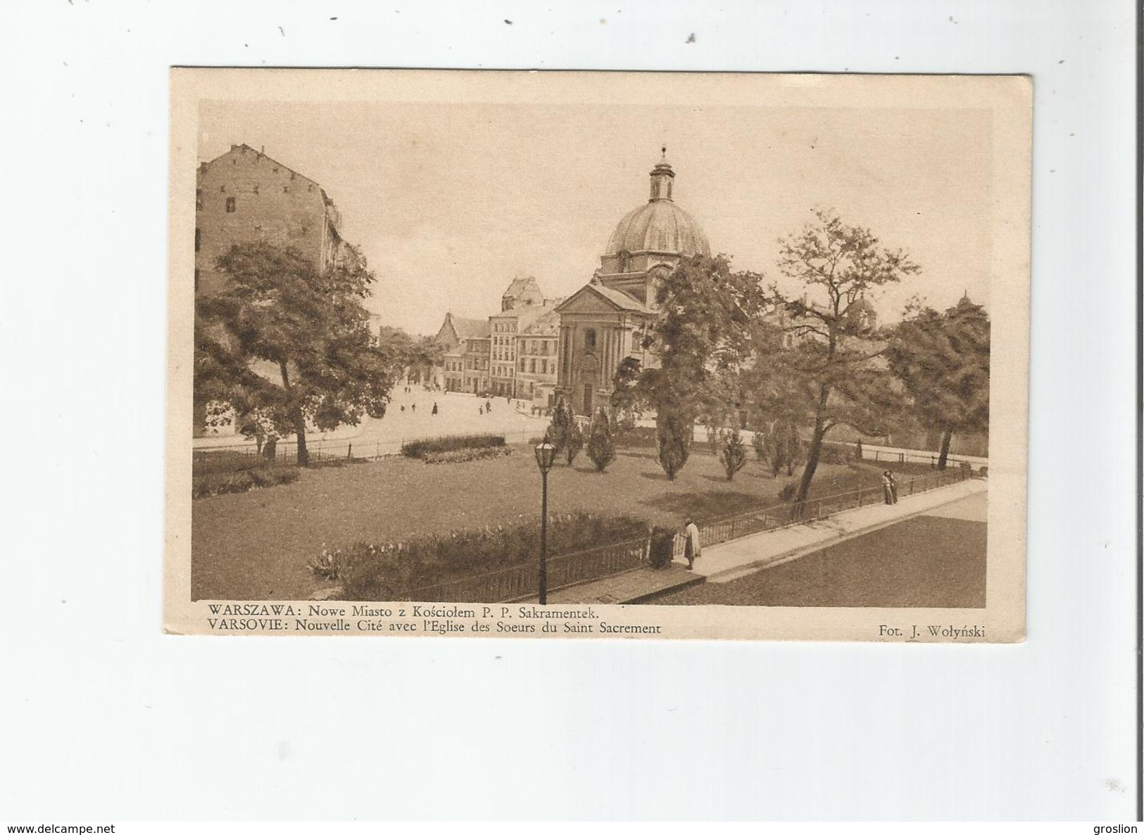 WARSZAWA NOWE MIASTO Z KOSCIOLEM P P SAKRAMENTEK. VARSOVIE NOUVELLE CITE AVEC L'EGLISE DES SOEURS DU ST SACREMENT 66 - Pologne