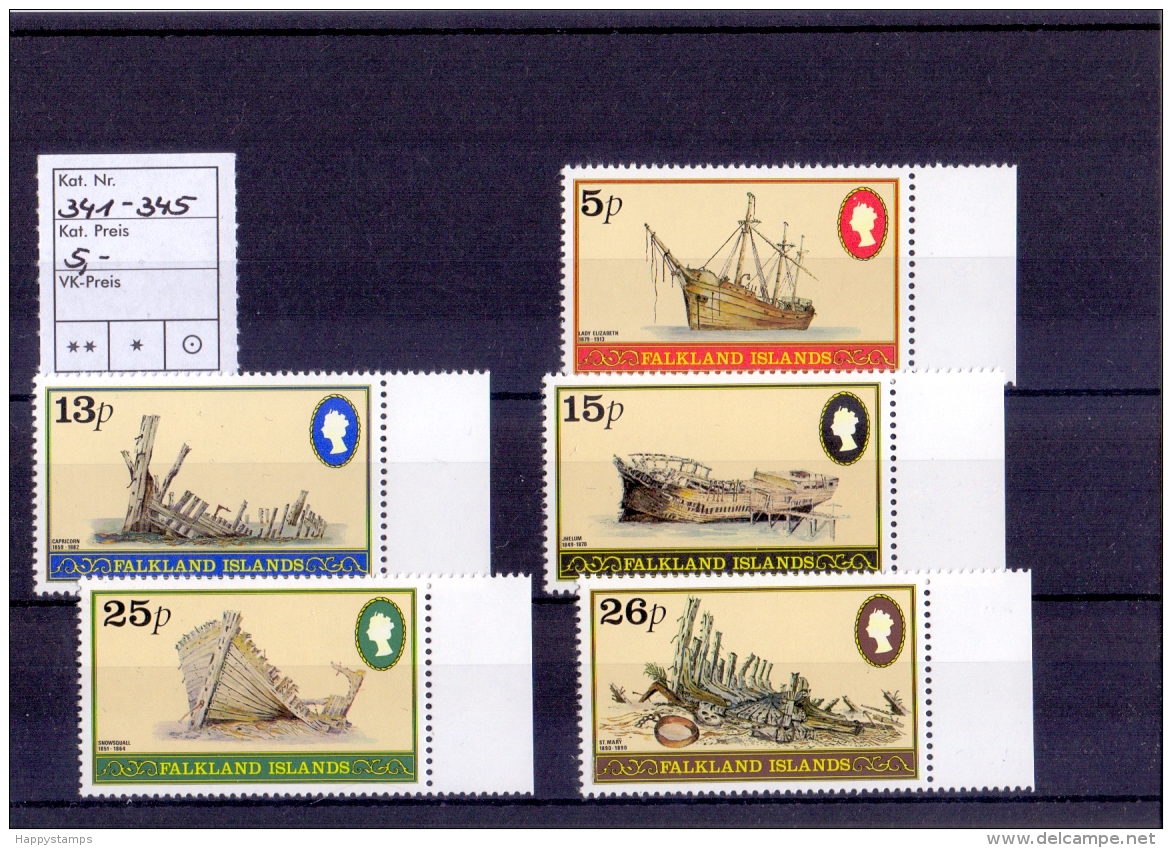 Falkland Islands - Wracks / Ships 1982 (**/mnh) - Falkland Islands