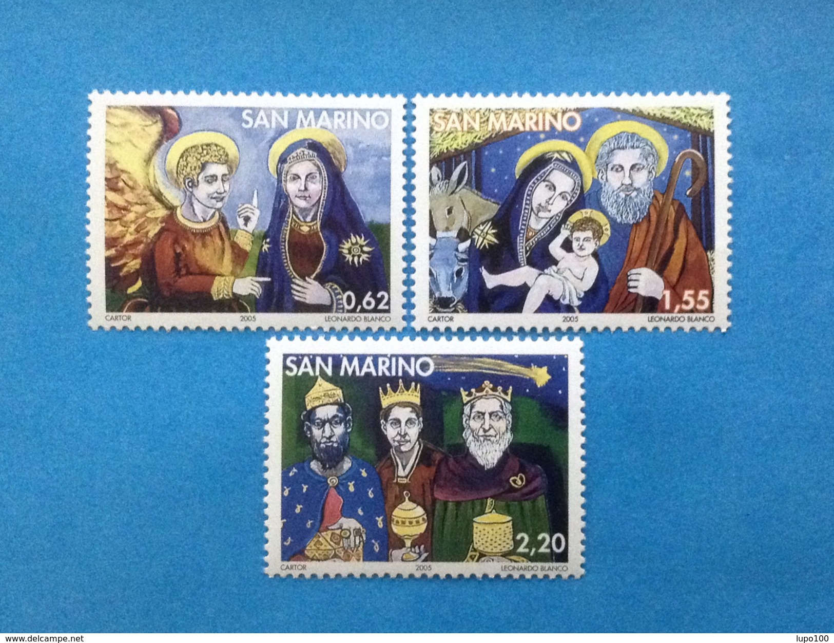 2005 SAN MARINO FRANCOBOLLI NUOVI STAMPS NEW MNH** - NATALE - - Ongebruikt