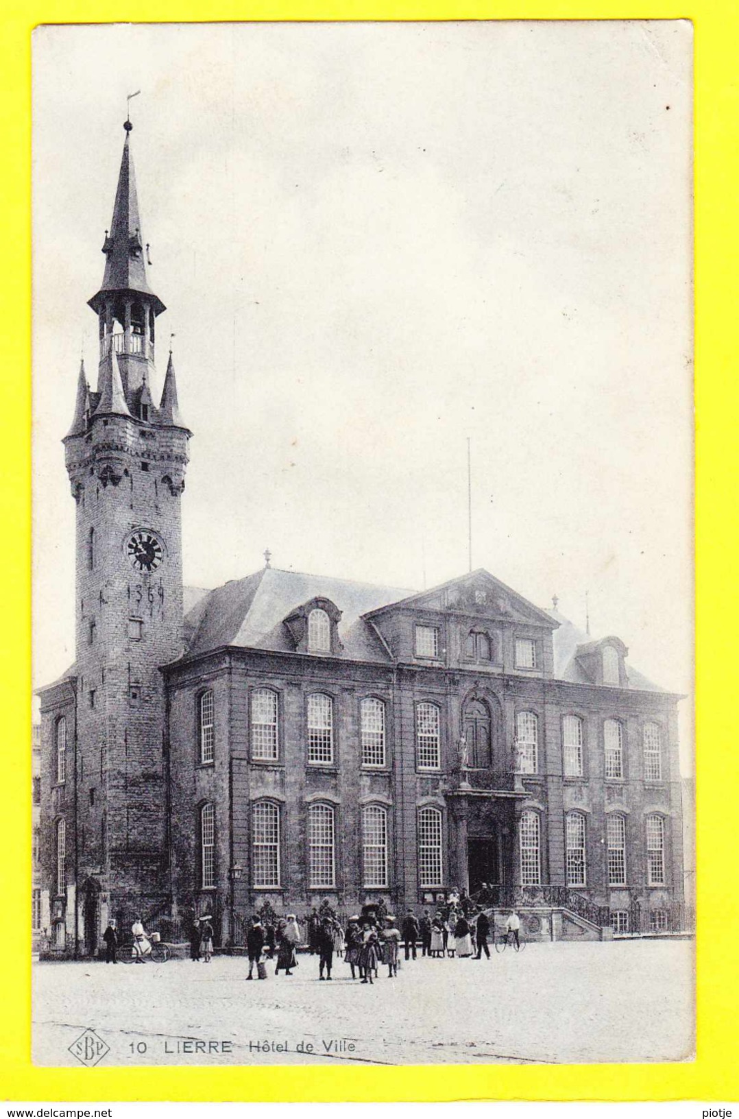 * Lier - Lierre (Antwerpen - Anvers) * (SBP, Nr 10) Hotel De Ville, Town Hall, Stadhuis, Animée, Horloge Clock, TOP - Lier