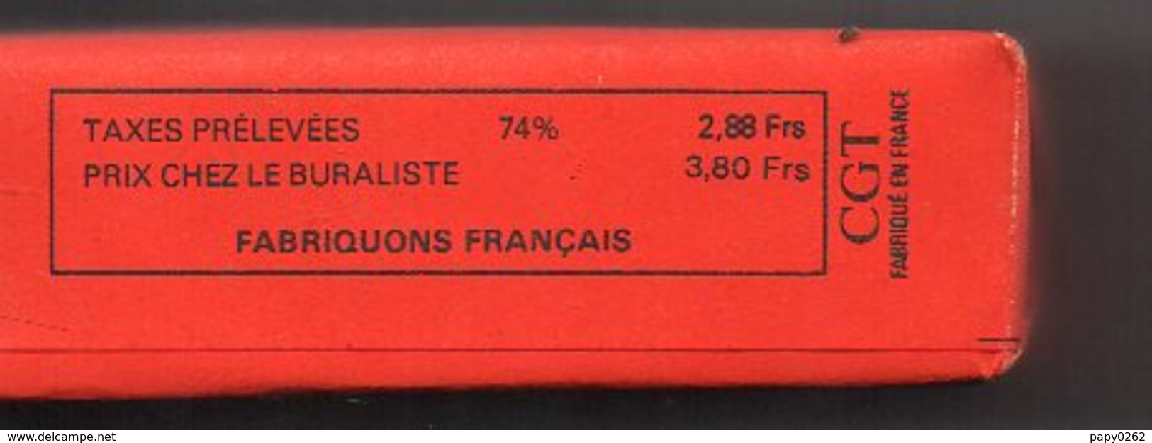 326-1) Pantin - Usine Des Tabacs Occupée Depuis Le 23-2-82 Paquet Gauloises Plein - Otros & Sin Clasificación