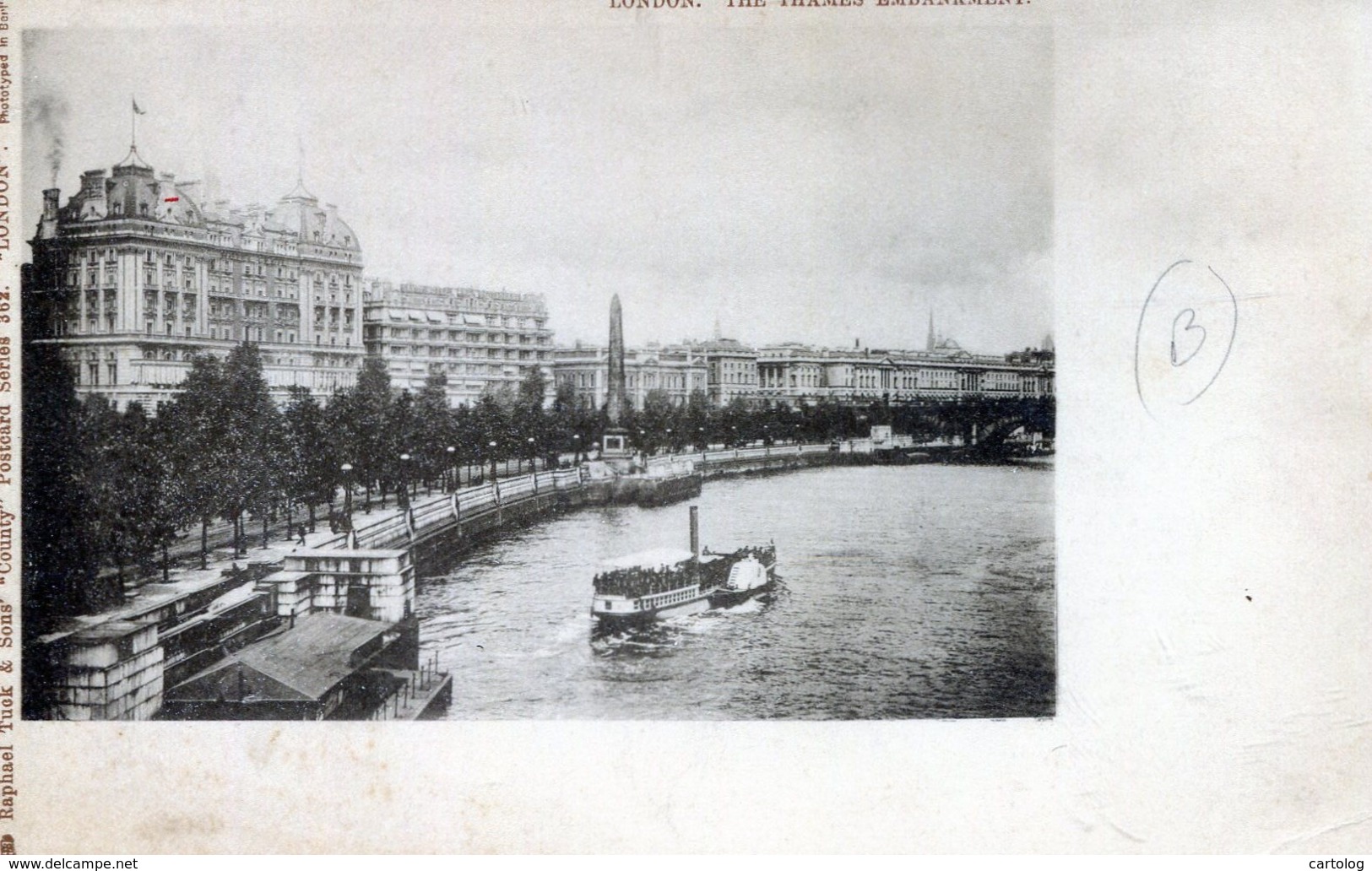 London. The Thames Embankment - River Thames