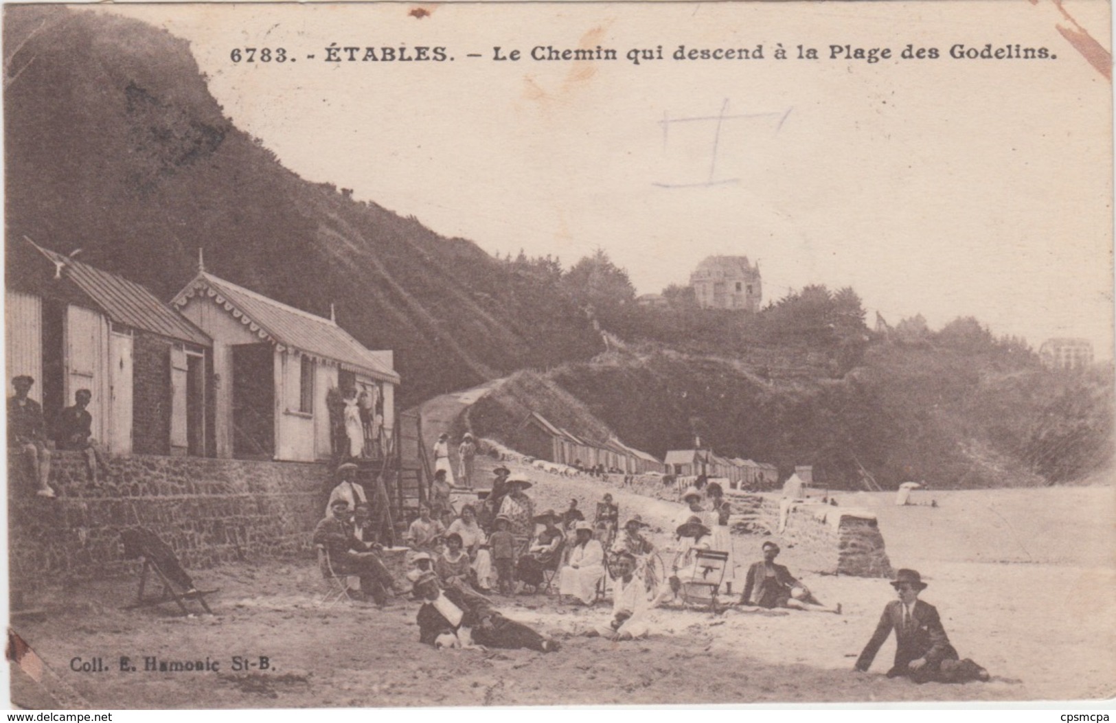 22 - ETABLES / LE CHEMIN QUI DESCEND A LA PLAGE DES GODELINS - Etables-sur-Mer