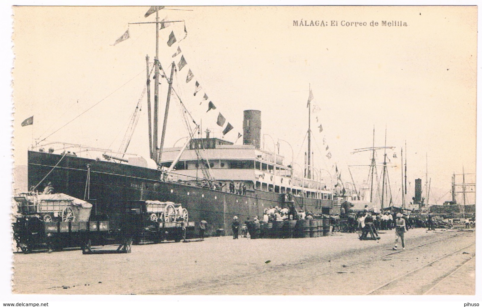 ES-1825   MALAGA : LEl Correro De Melilla - Málaga