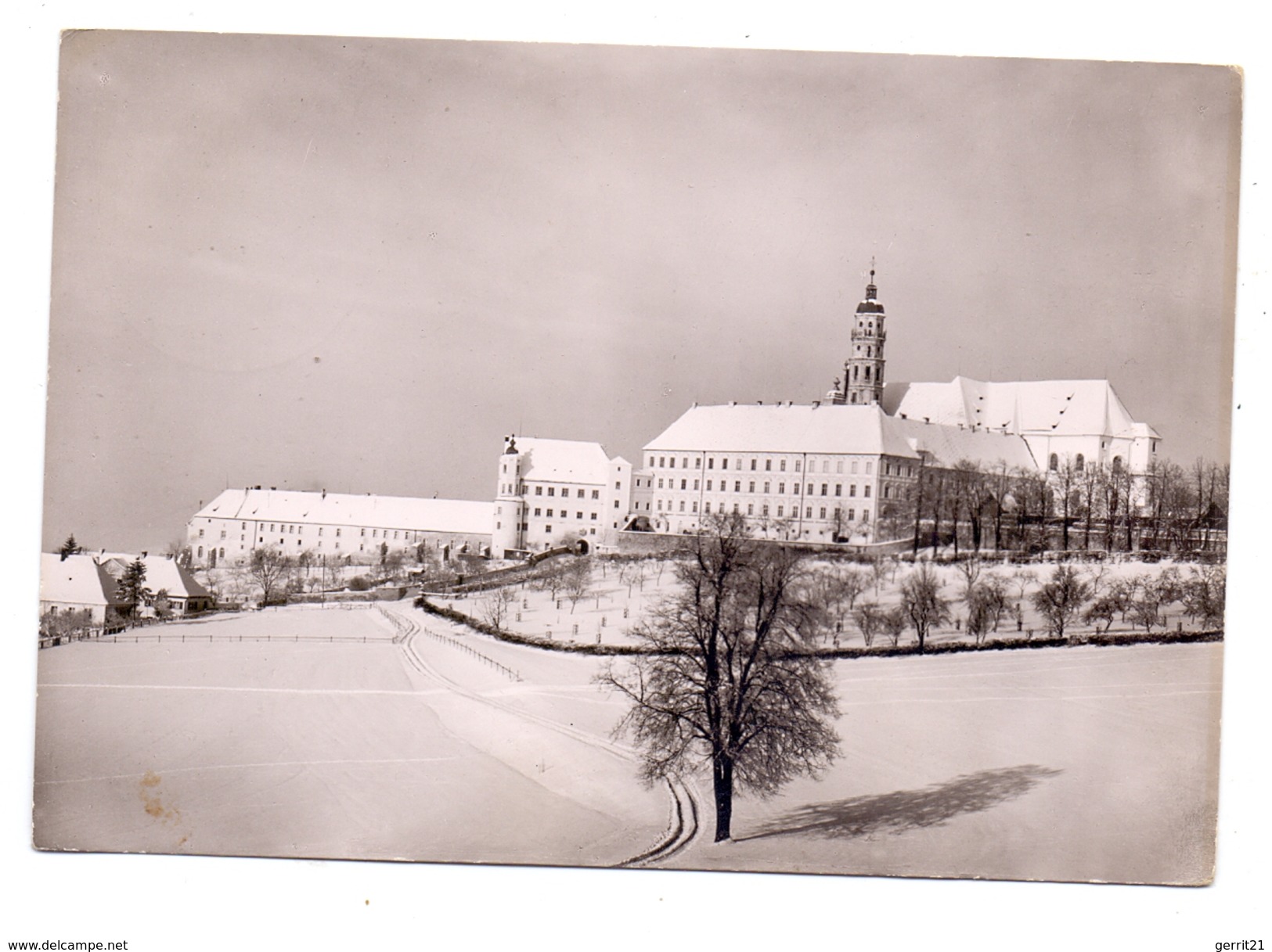 7086 NERESHEIM, Abtei Im Schnee, 1959 - Aalen