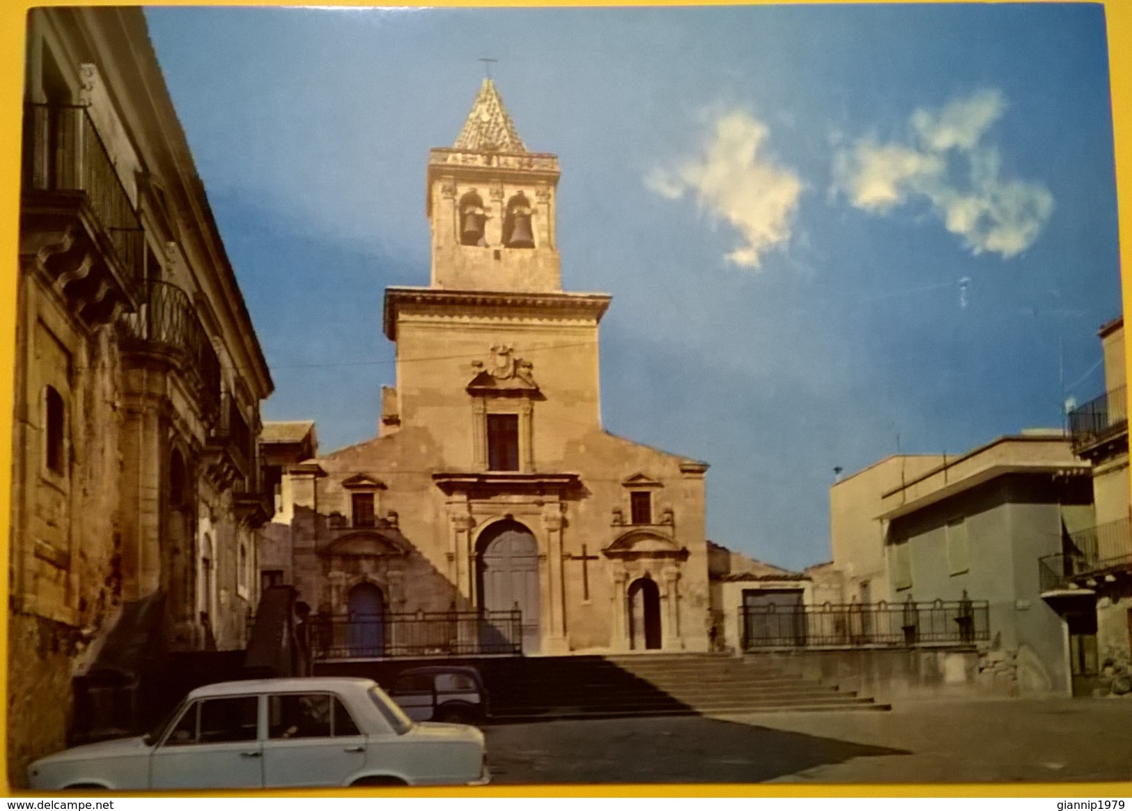 CARTOLINA ANNI 60 NON VIAGGIATA  FRANCOFONTE CHIESA MADRE - Siracusa