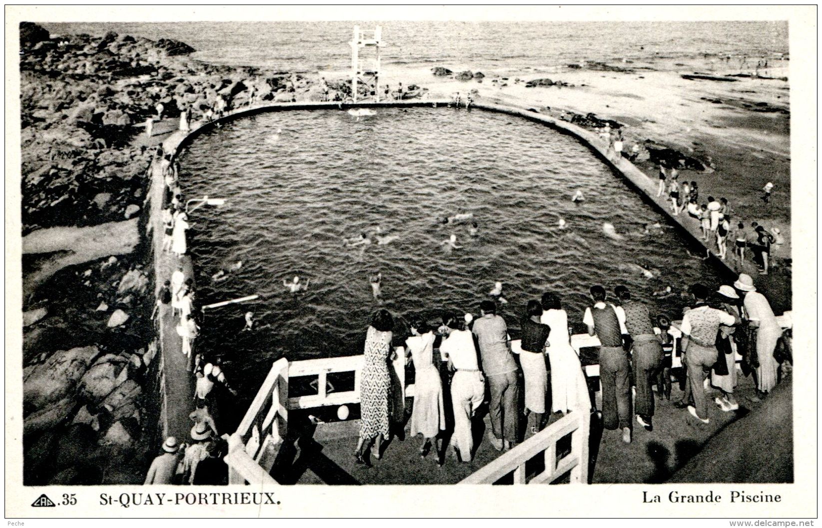 N°31676 -cpa St Quay Portrieux- La Grande Piscine- - Schwimmen