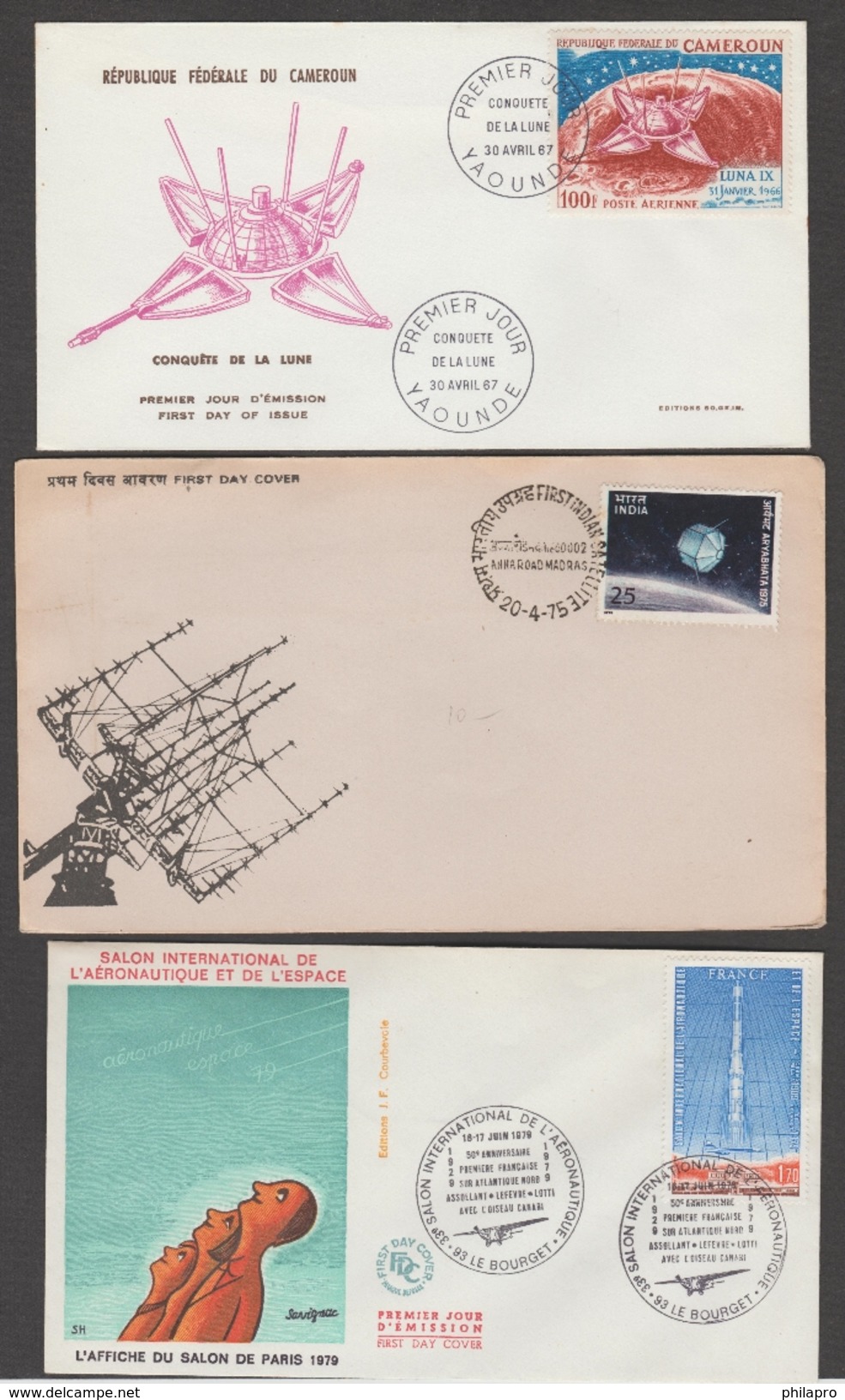 ESPACE  6 COVERS - See 2 Scans   Réf  G750 - Other & Unclassified