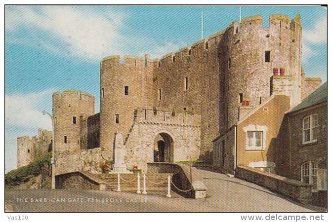 CPA PEMBROKE CASTLE, THE BARBICAN GATE - Pembrokeshire