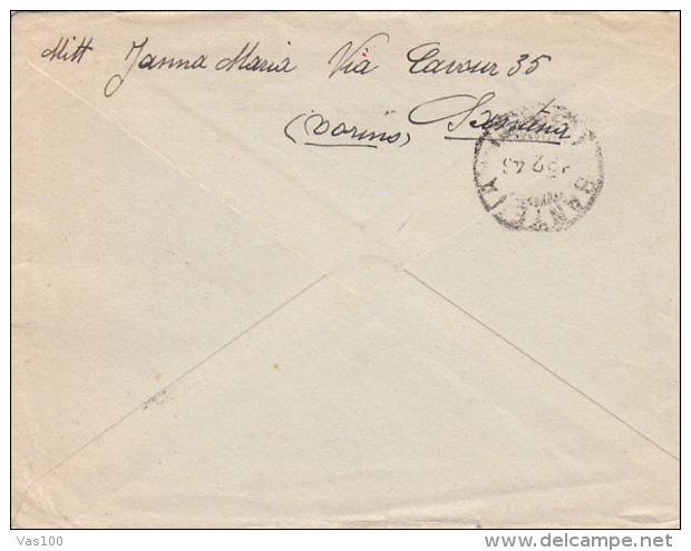 WAR CORRESPONDENCE, COVER SENT FROM ITALY TO GERMANY, CENSORED, 1946, ITALY - Sonstige & Ohne Zuordnung