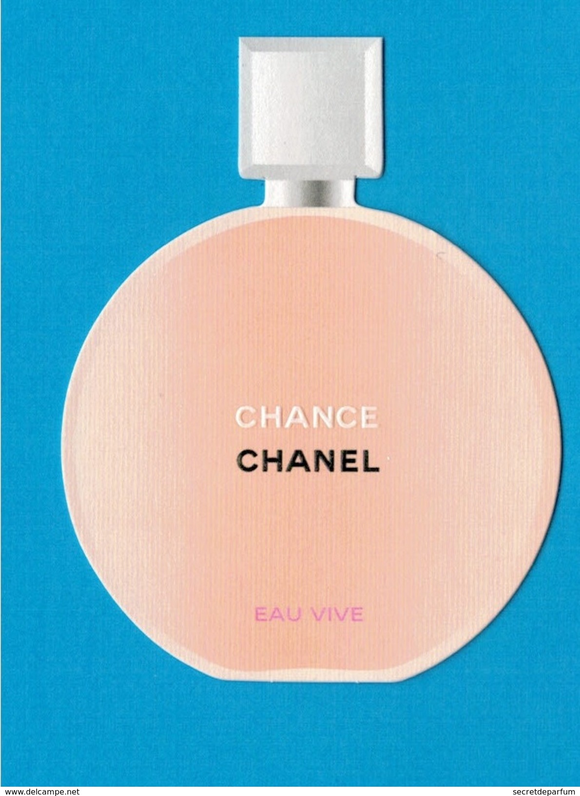 Cartes Parfumées Carte CHANEL CHANCE EAU VIVE  De CHANEL - Modern (from 1961)