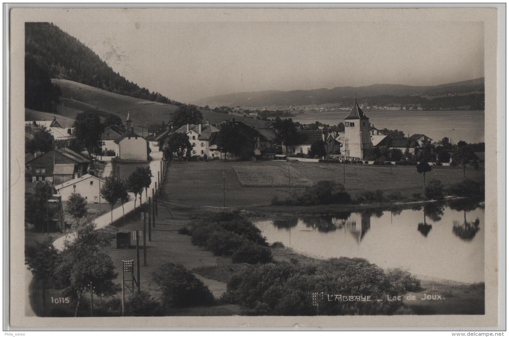 L'Abbaye - Lac De Joux - Photo: Perrochet-Matile No. 10115 - L'Abbaye