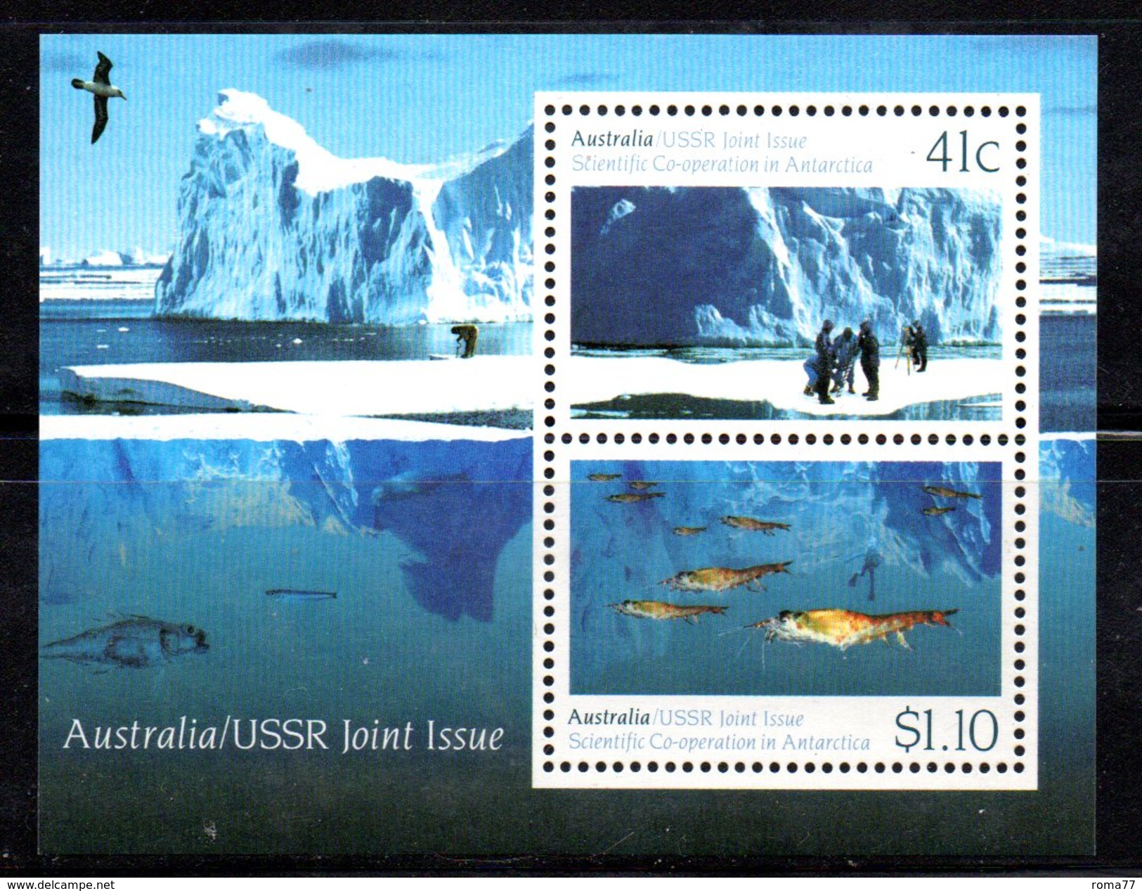 BF173 - AUSTRALIA 1990 , Il BF 14 Nuovo *** USSR Joint Issue - Blocchi & Foglietti