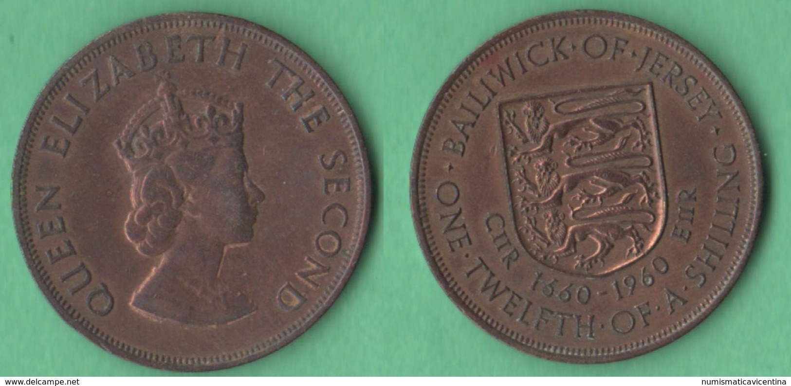 Jersey 1/12 Shilling 1960 - Jersey