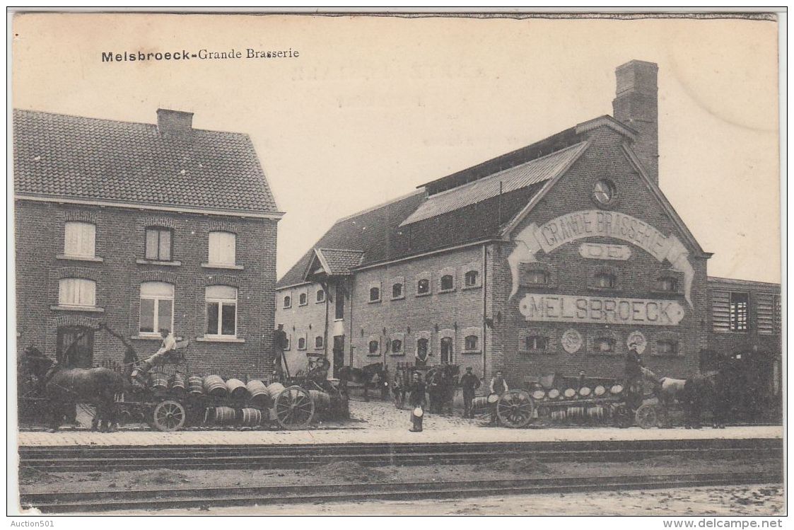 28155g  BRASSERIE DE MELSBROECK - BROUWERIJ - TONNEAUX - 1912 - Steenokkerzeel