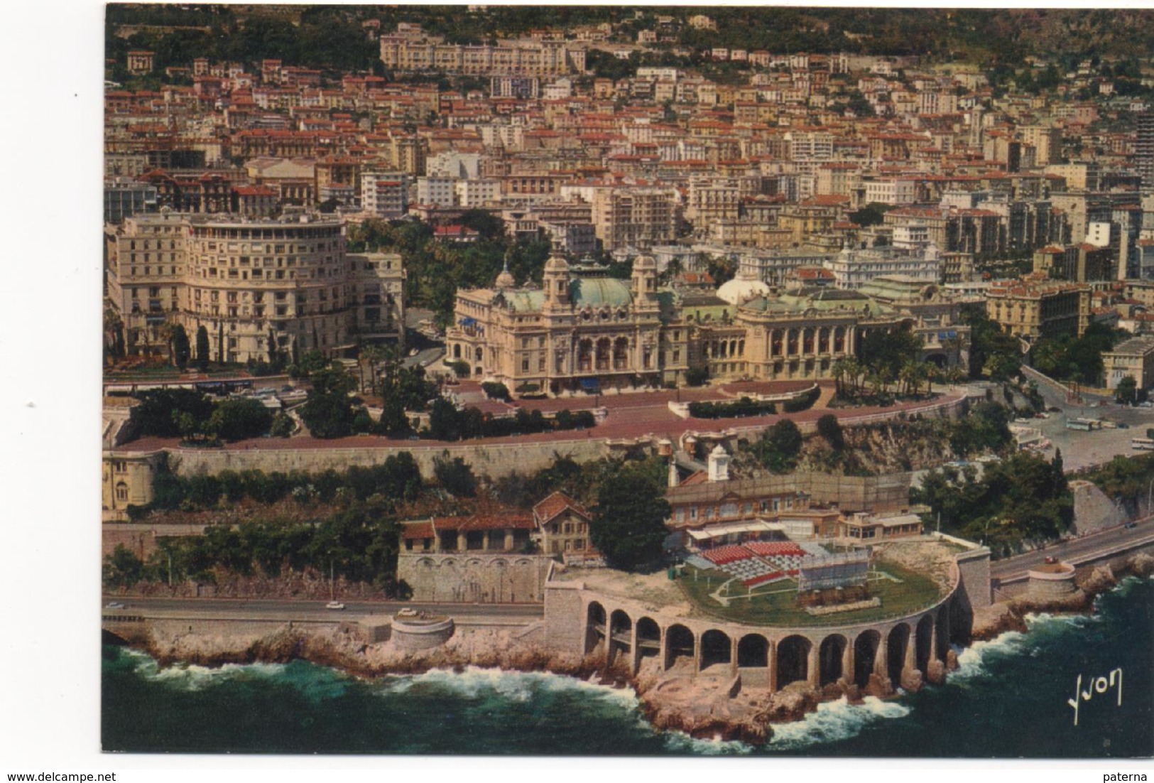 2986  Postal   Monaco,  Vista De La Ciudad - Palacio Del Príncipe