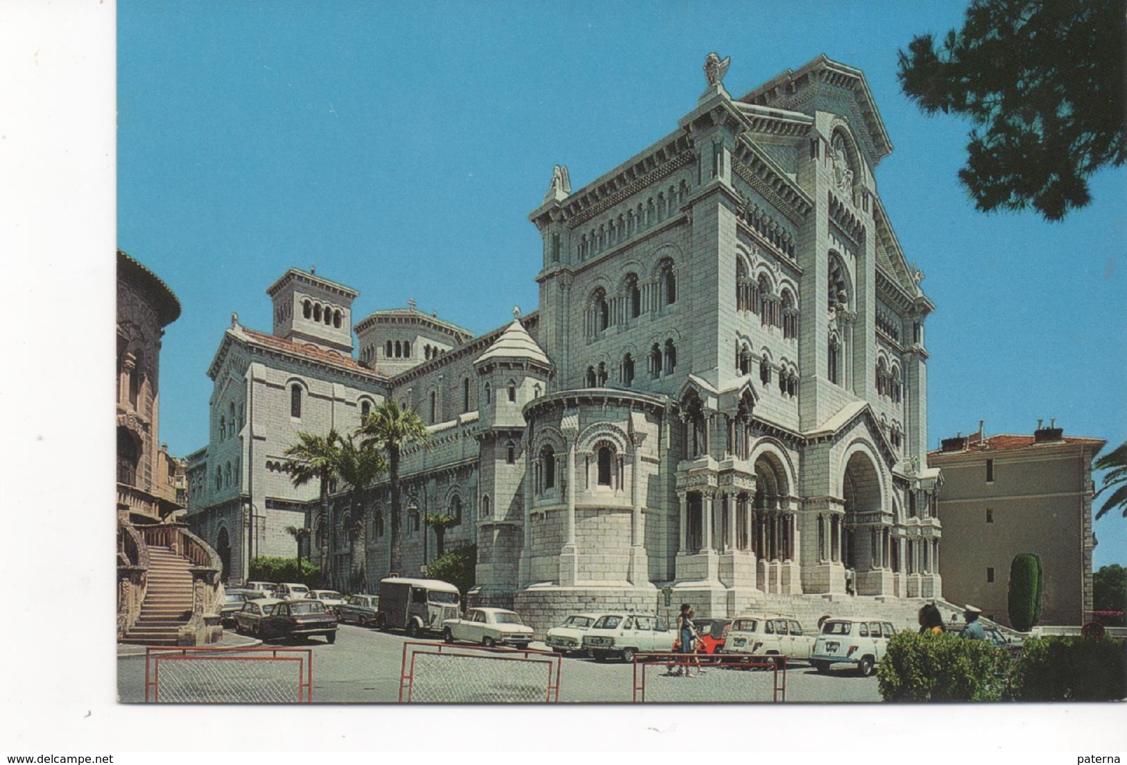 2986  Postal   Monaco,   La Catedral - Palacio Del Príncipe