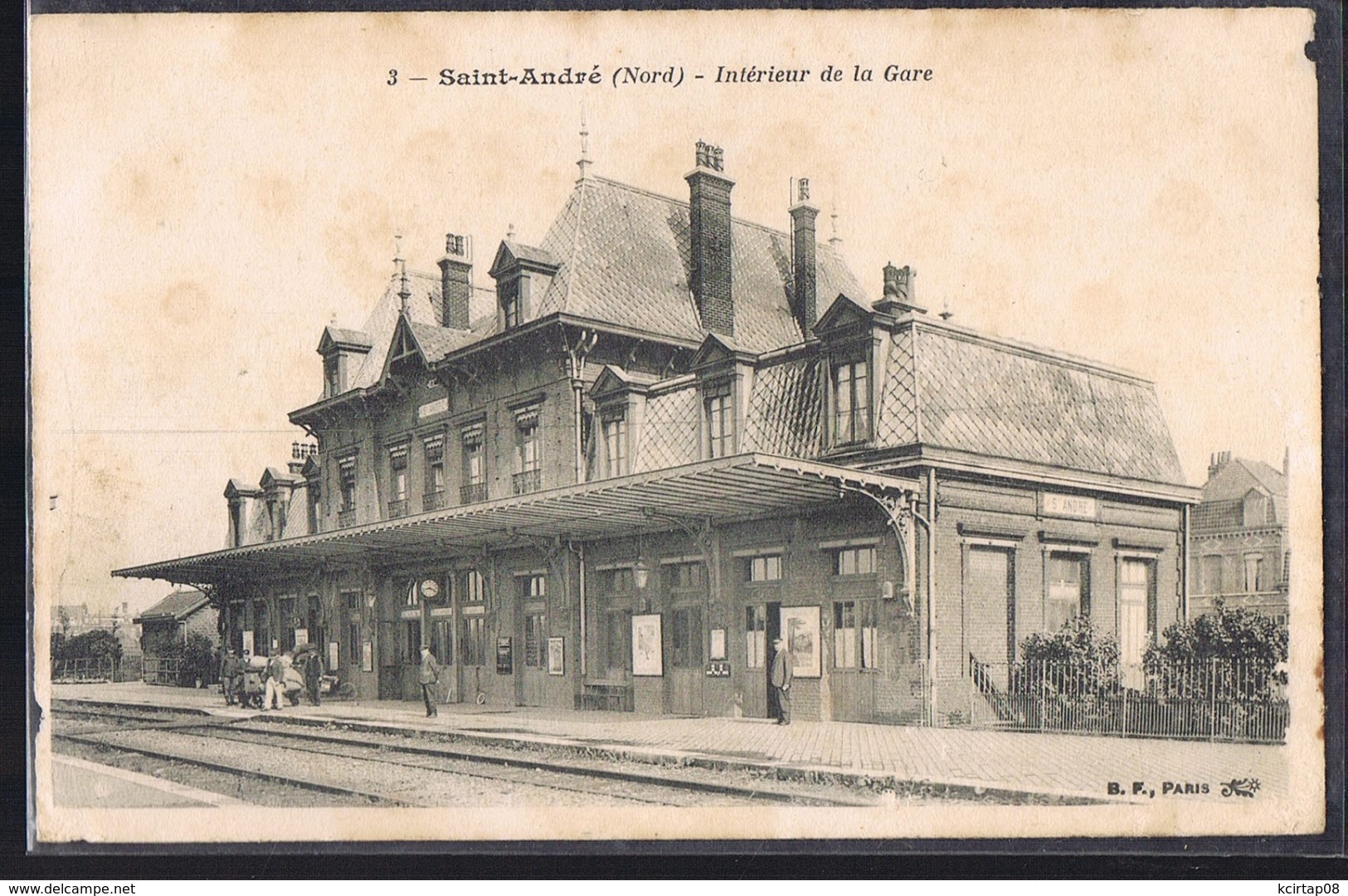 SAINT - ANDRE . Intérieur De La Gare . Rare . - Autres & Non Classés