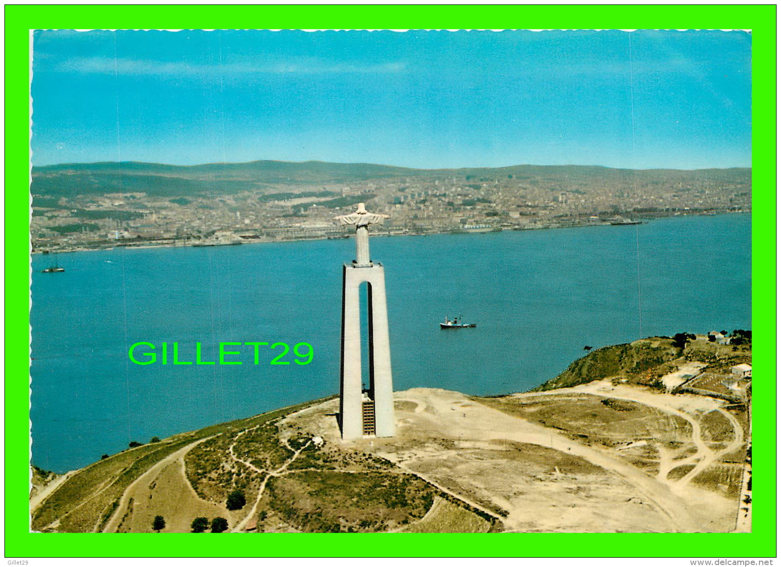 ALMADA, PORTUGAL - MONUMENTO A CHRISTO REI VISTO DO AR - MONUMENT À CHRIST ROI VUE DES AIRS - - Setúbal