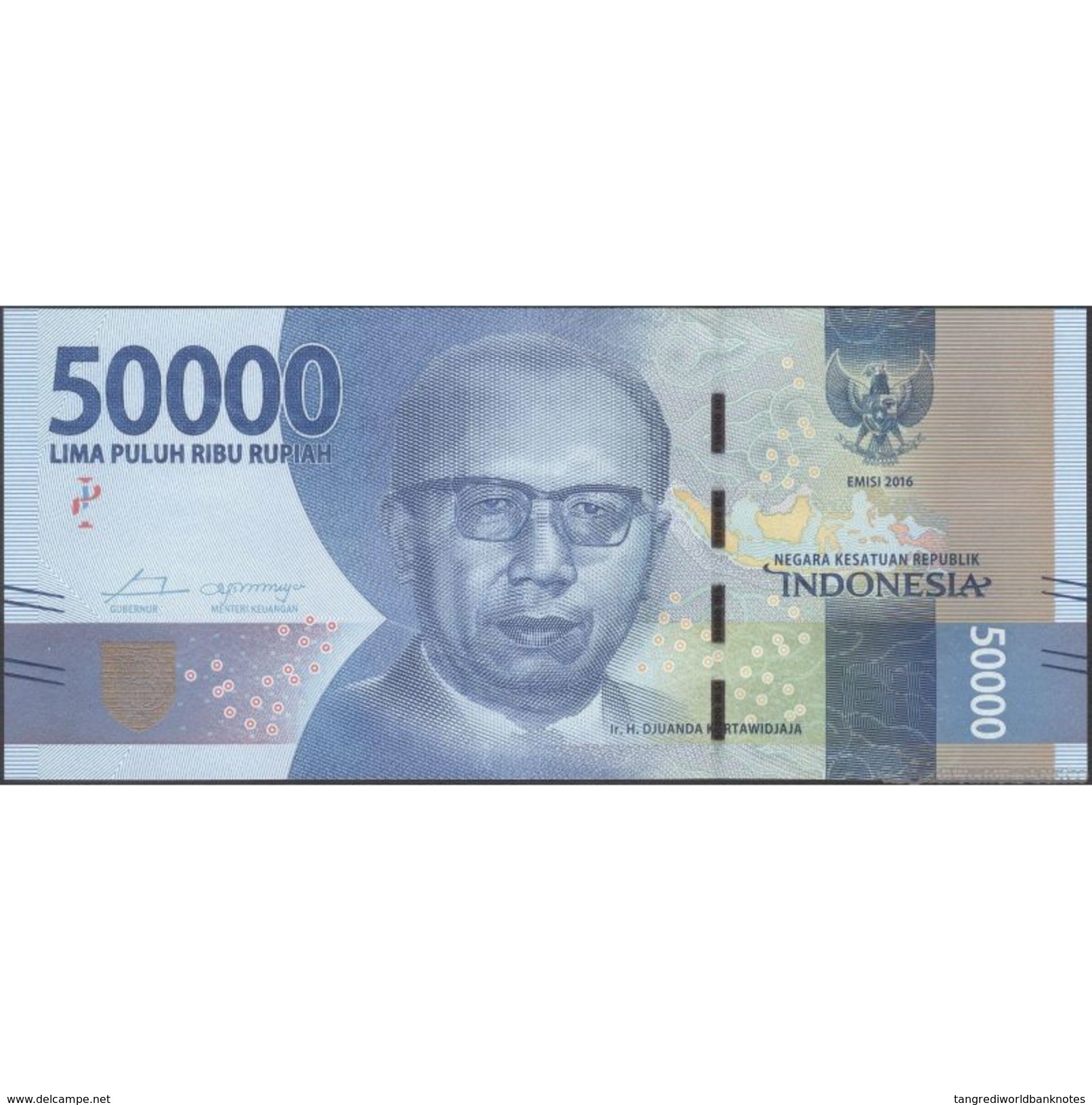 TWN - INDONESIA NEW - 50000 50.000 Rupiah 2016 Various Prefixes UNC - Indonesia