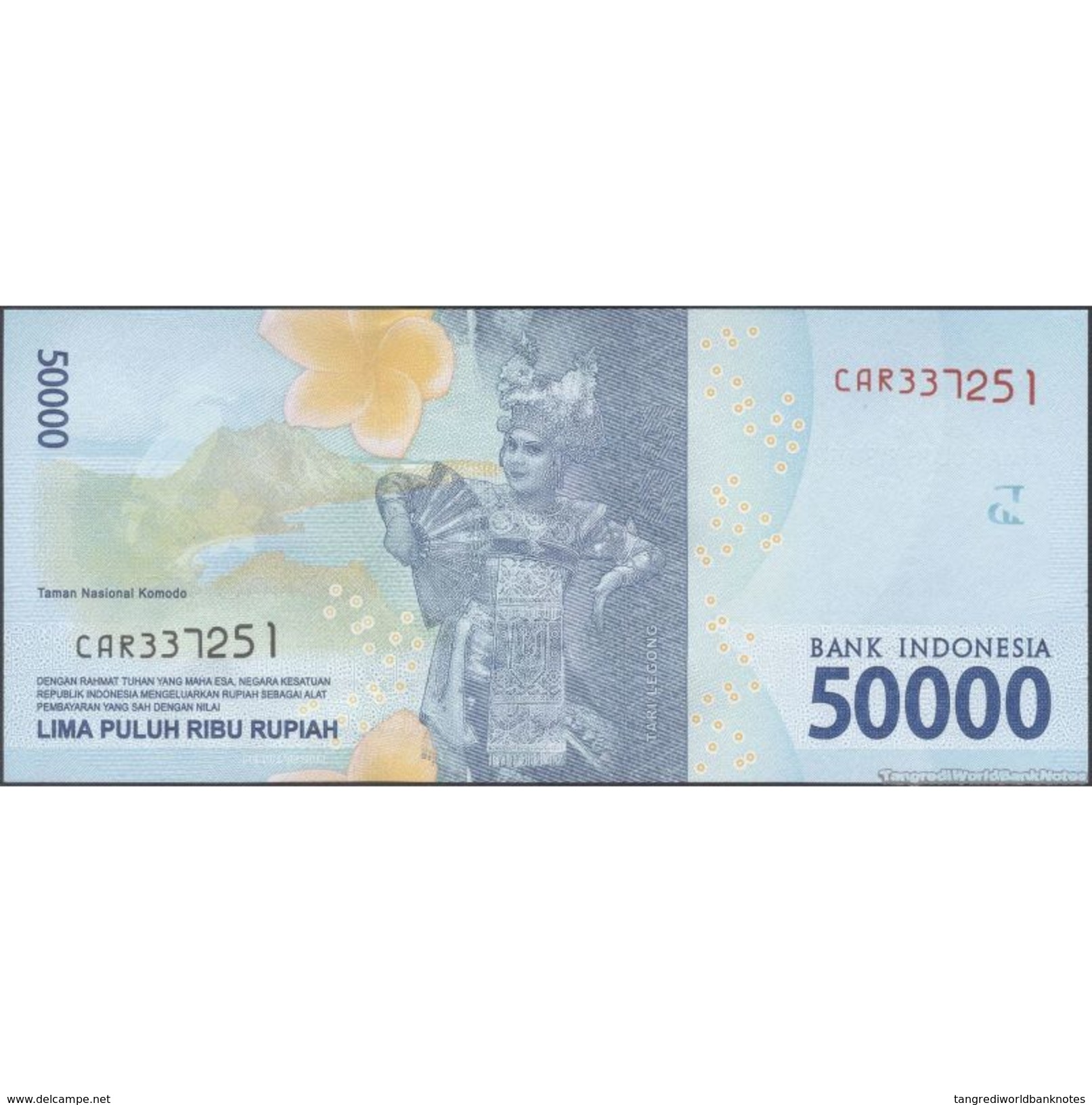 TWN - INDONESIA NEW - 50000 50.000 Rupiah 2016 Various Prefixes UNC - Indonesia