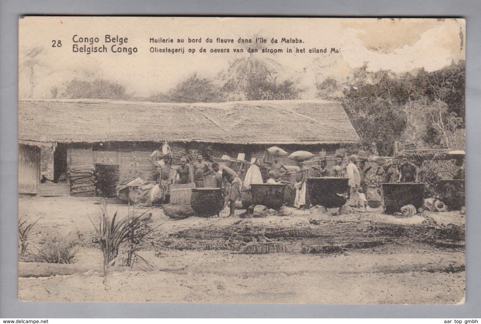 AK Afrika Kongo (belg.) 1923-02-02 Elisabethville Bildganzsache #28 - Congo Belge