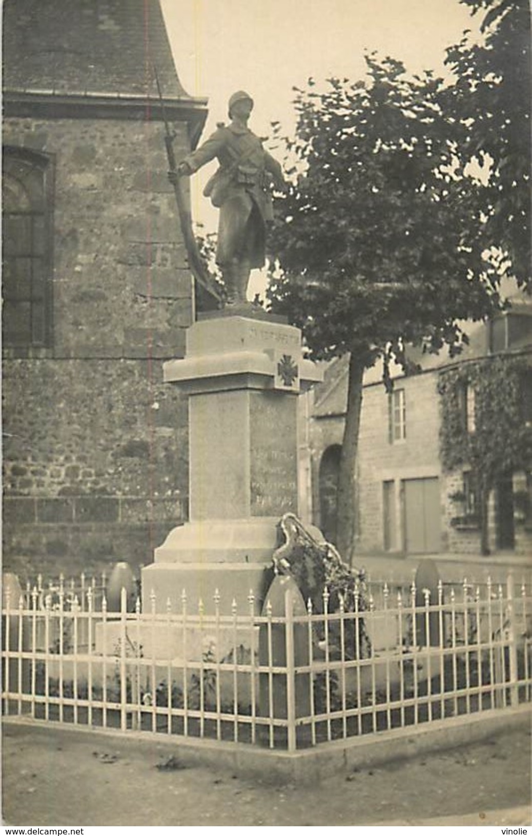 A-17-1989 : MONUMENT AUX MORTS DE LA GRANDE-GUERRE 1914-1918. LIGNERES CARTE PHOTO - Autres & Non Classés