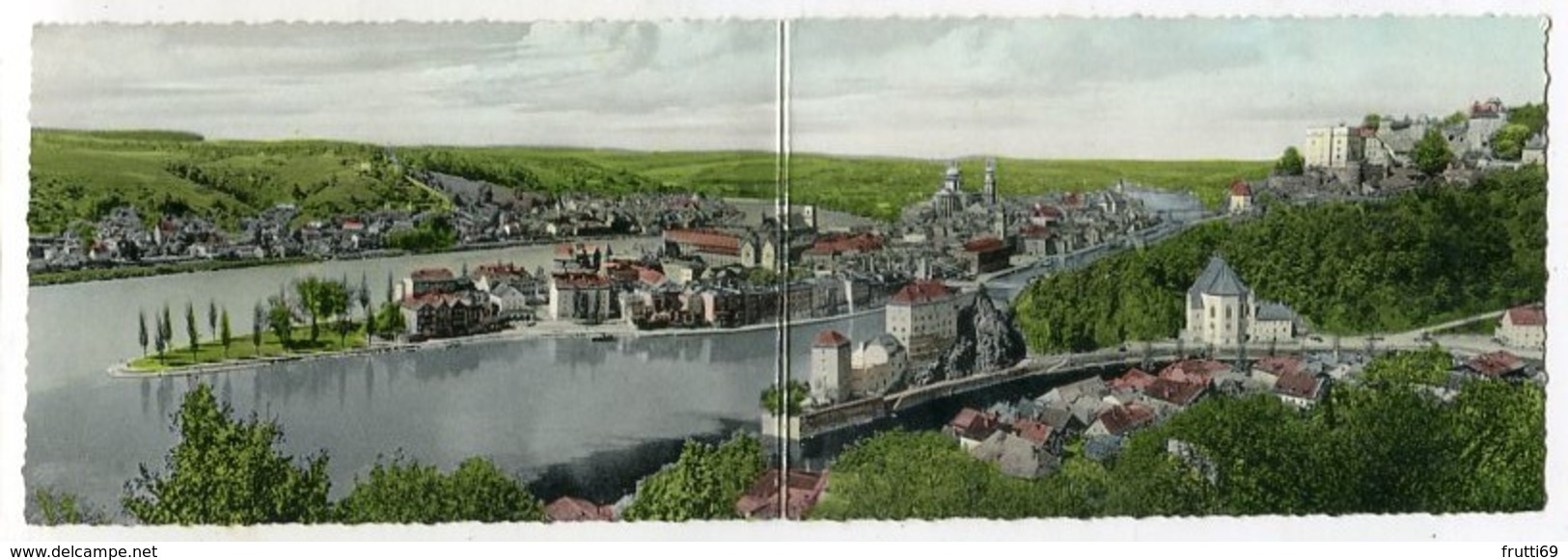 GERMANY - AK294079 Passau - 2 Cards Panorama - Passau