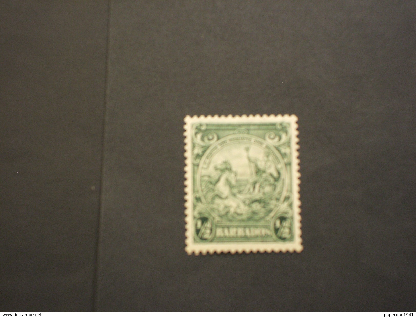 BARBADOS - 1938/41 CAVALLI  1/2, Dent. 13x13 1/2 - NUOVO(+) - Barbados (...-1966)