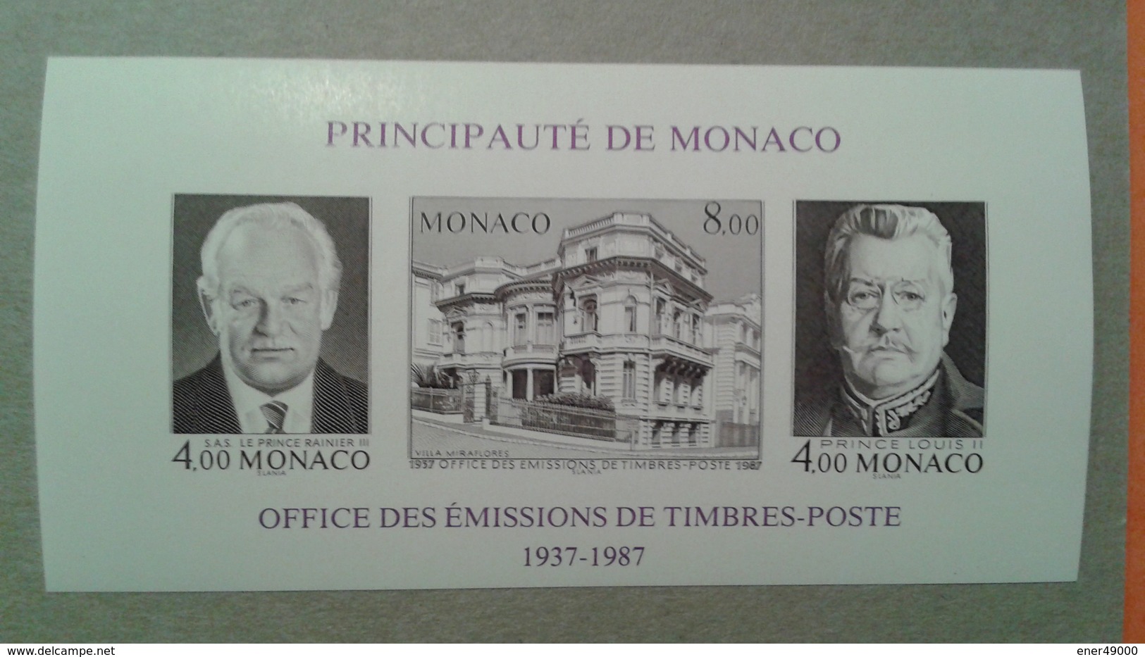 MONACO BLOC 39a ** - Neufs