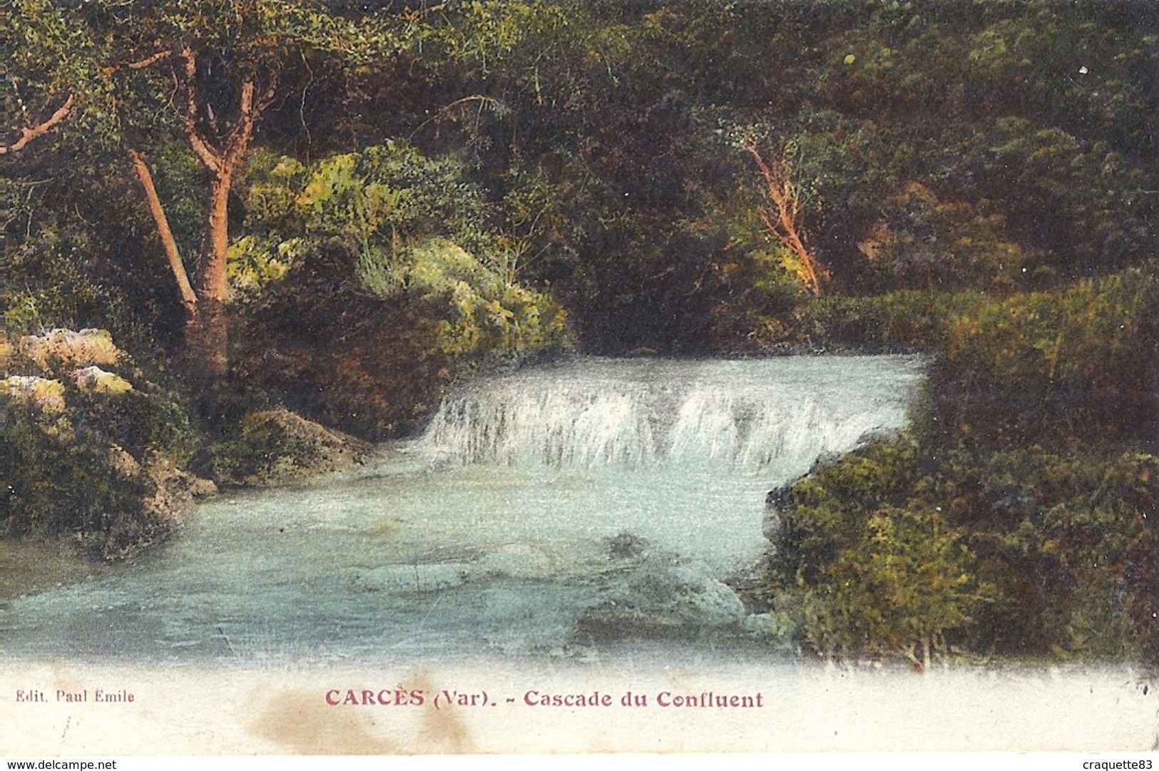 CARCES  -CASCADE DU CONFLUENT - Carces