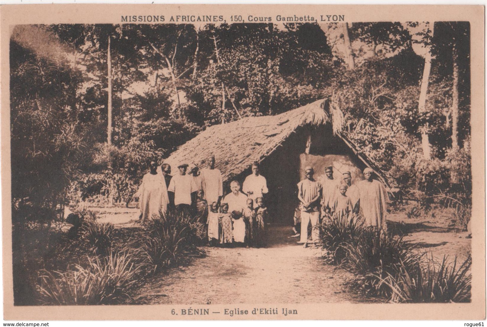 BENIN - ( Afrique ) - église D'ekiti Ijan  -( Missions Afriquaines , Cours Gambetta LYON ) - Benin