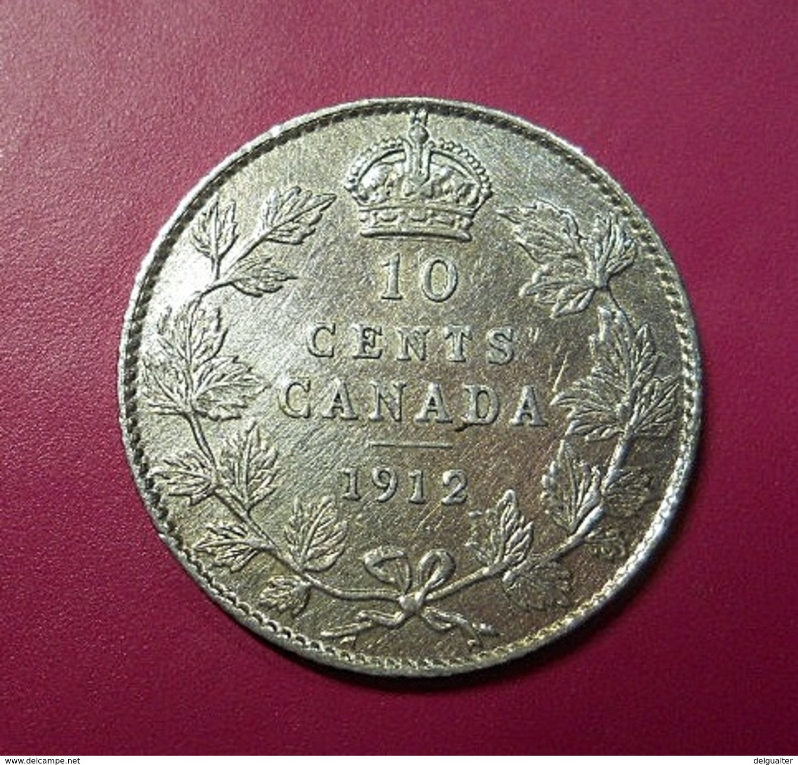 Canada 10 Cents 1912 Silver - Canada