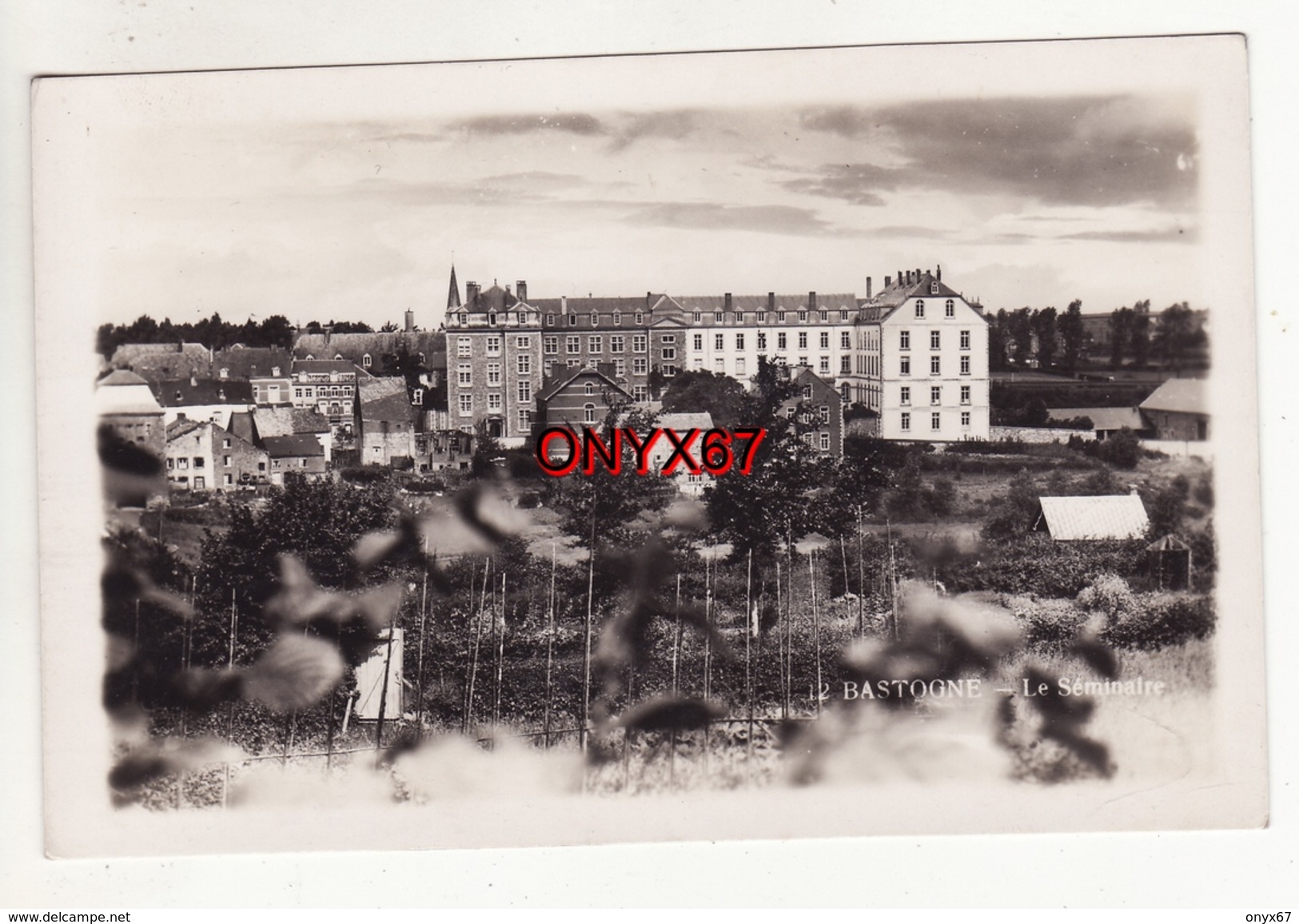 Carte Postale Photo BASTOGNE (Belgique)  Le Séminaire - Bastogne