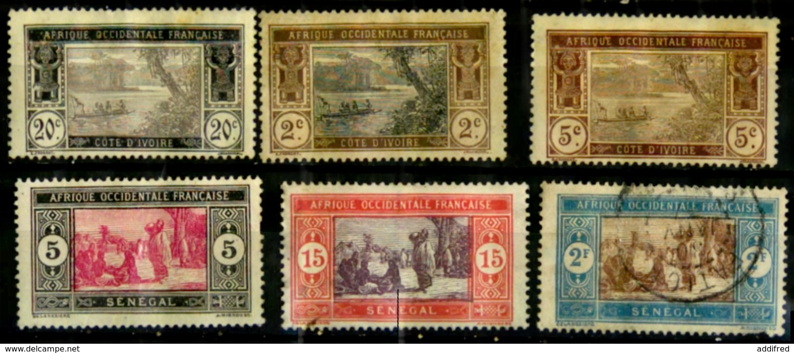 Cote D'ivoire Y&T N°41.47.62. Sénégal 58.72.86.neuf*.** Et Obli. - Unused Stamps