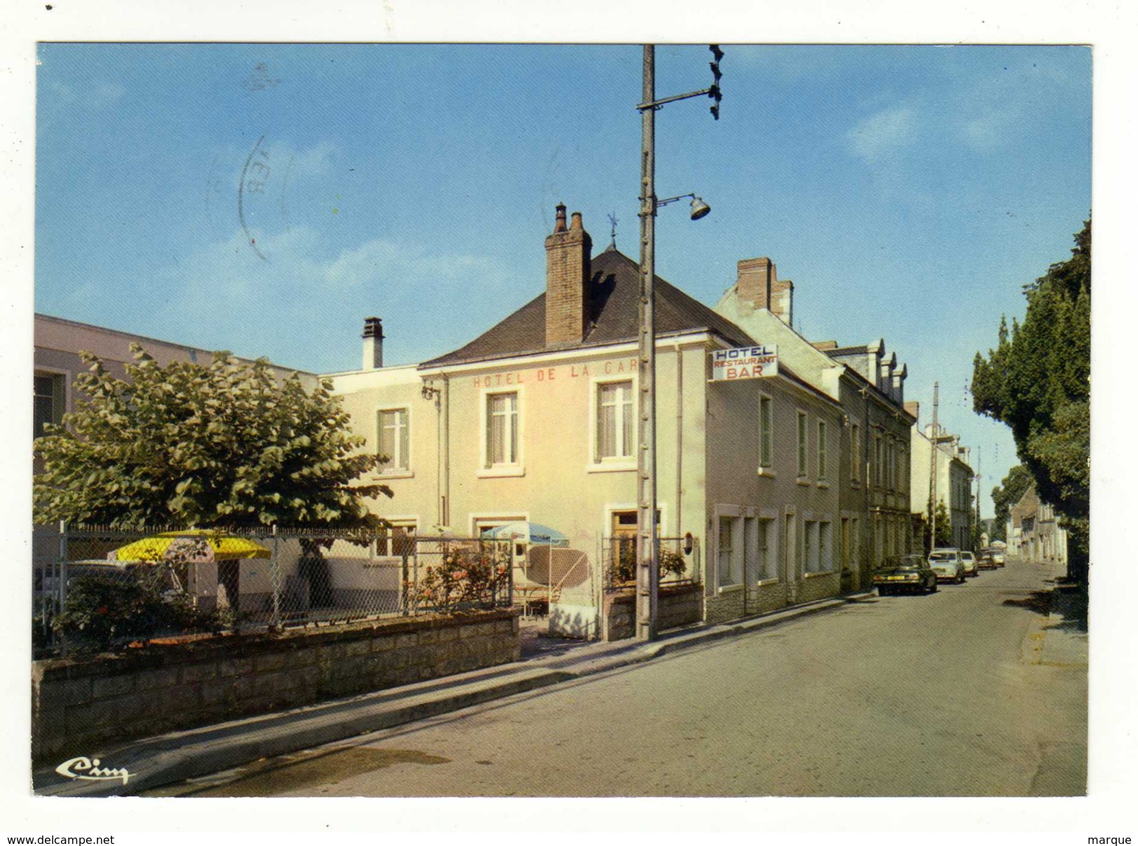 Cpm N° ACi 203 DANGE L ' Hôtel De La Gare - Dange Saint Romain