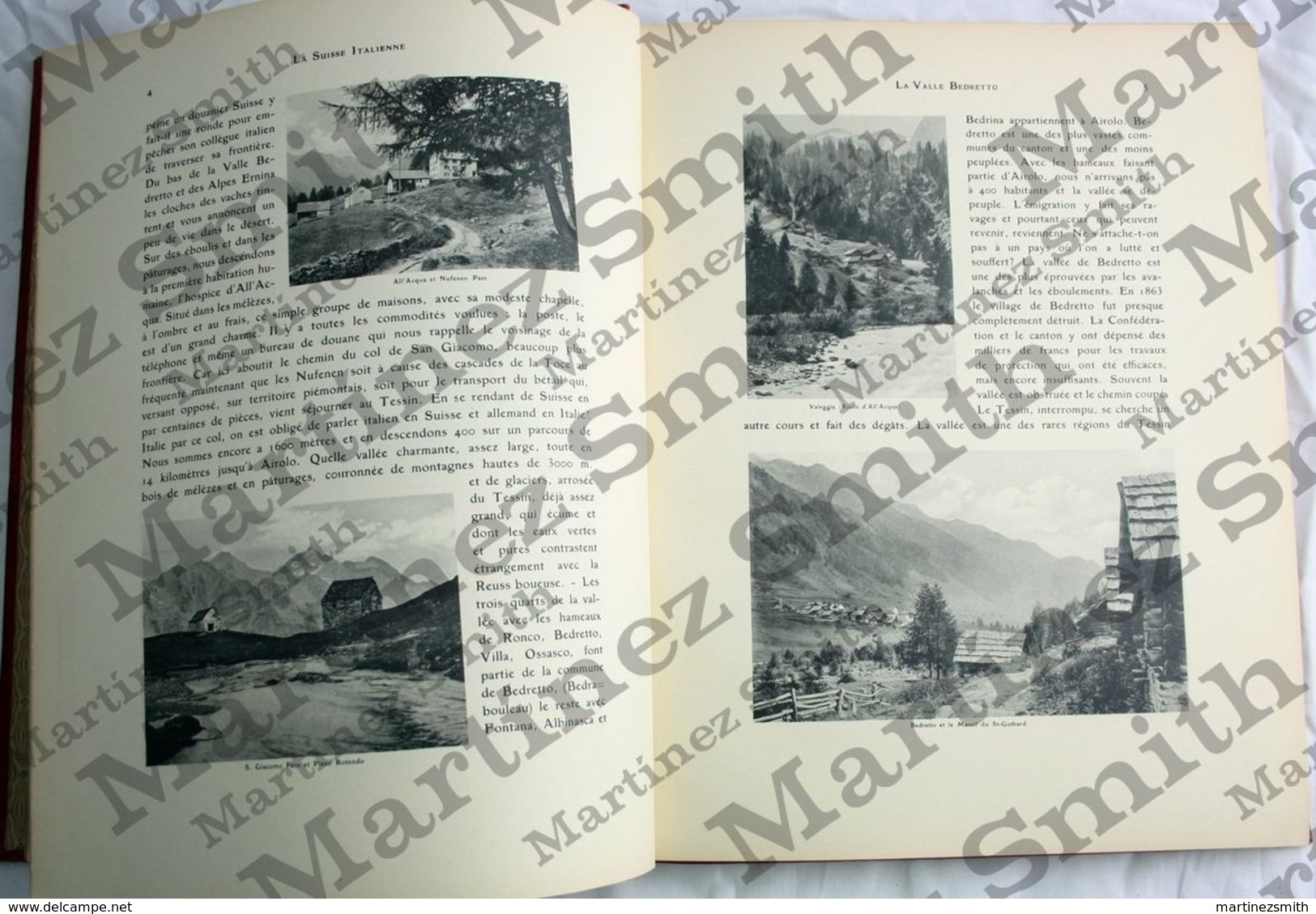 French Book: La Suisse Italienne By Dr. Platzhoff-Lejeune, Photos: S.A. Schnegg - Geografia