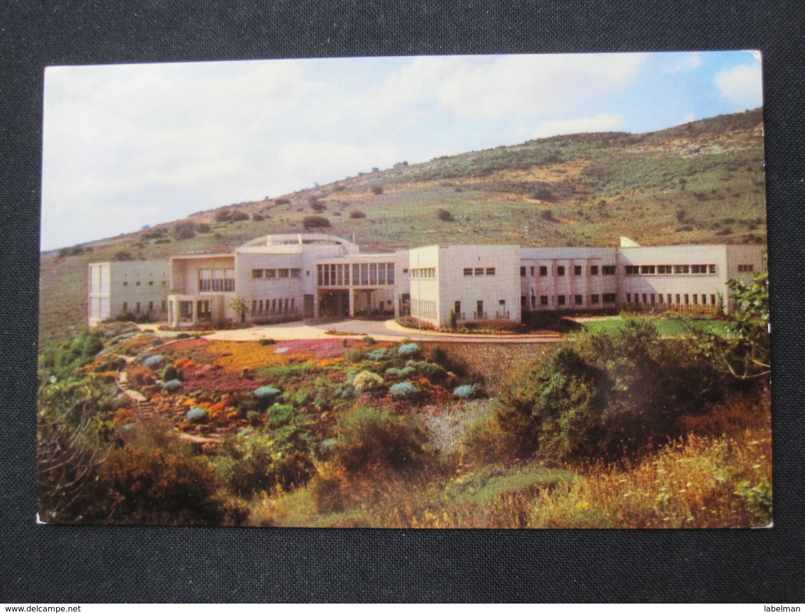 ISRAEL PALESTINE TECHNICUM TECHNION UNIVERSITY CARMEL HAIFA PICTURE ADVERTISING DESIGN ORIGINAL PHOTO POST CARD PC STAMP - Unclassified