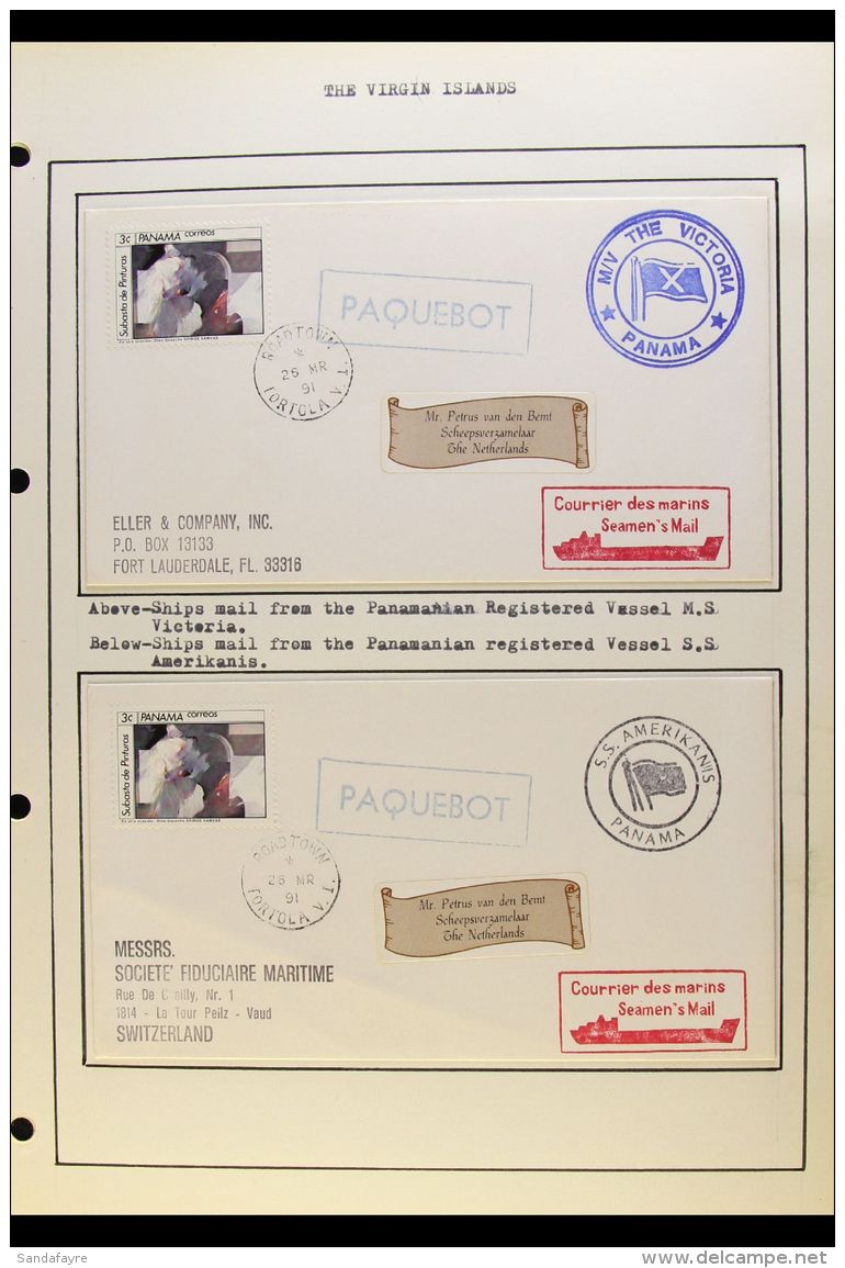 INTERESTING MARITIME MAIL COLLECTION 1980s-1990s. An All Different, All World Collection Of Covers Bearing Various... - Other & Unclassified