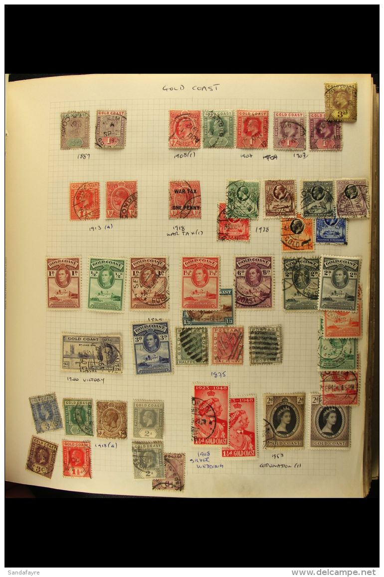 BRITISH COMMONWEALTH "F TO J" COUNTRIES A Messily Arranged Collection Of Mint And Used Stamps With Countries... - Other & Unclassified