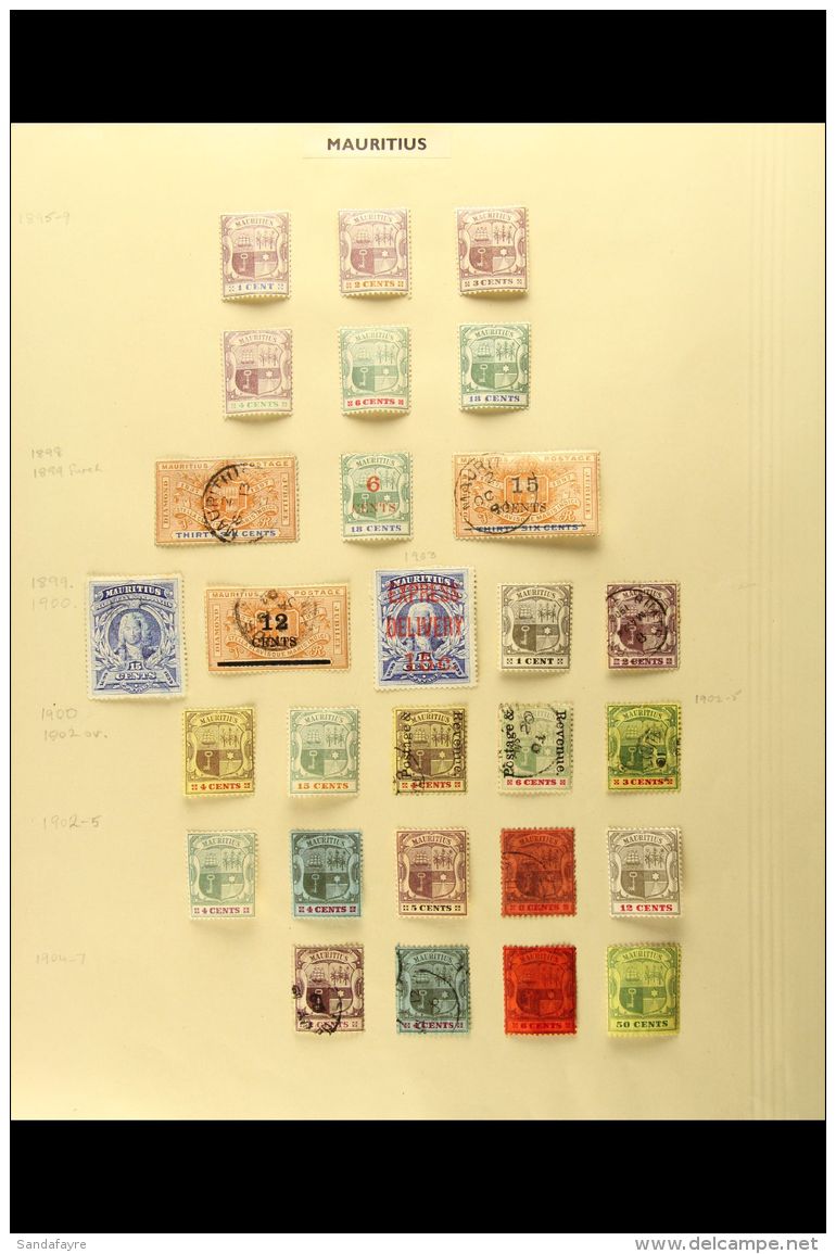 BRITISH INDIAN OCEAN COLLECTION QV To 1980's Mauritius, Seychelles And Maldives Mint And Used Collection On Album... - Other & Unclassified