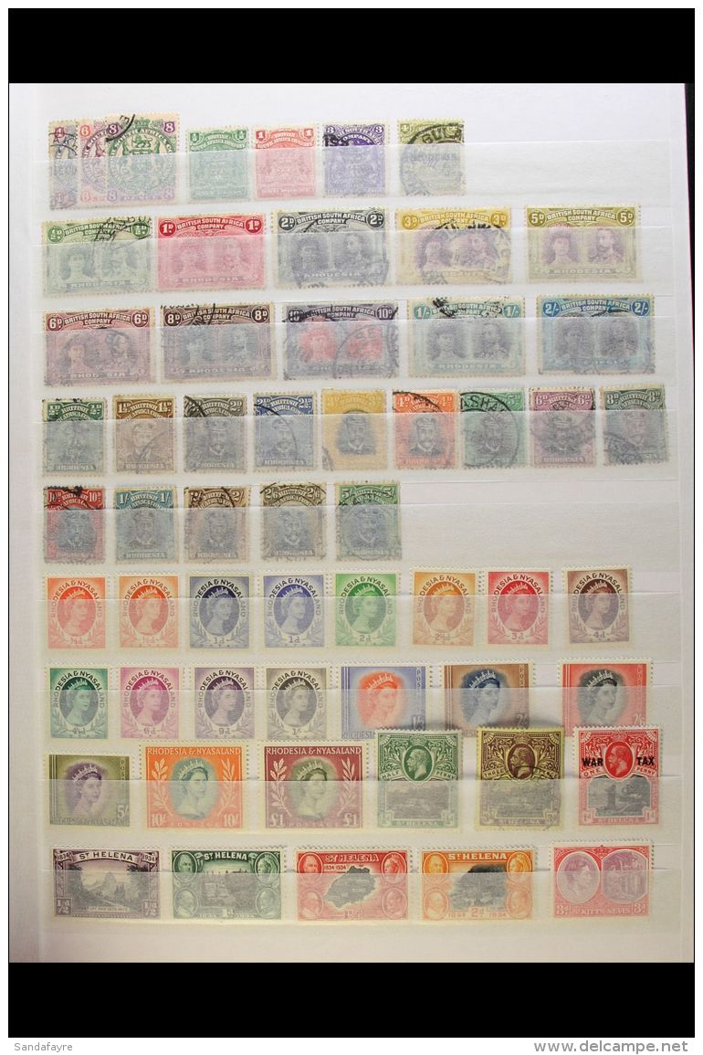 BRITISH COMMONWEALTH HIGH-POWERED STOCKBOOK 1890's To 1960's Mint And Used (mainly Mint/never Hinged Mint) With... - Other & Unclassified