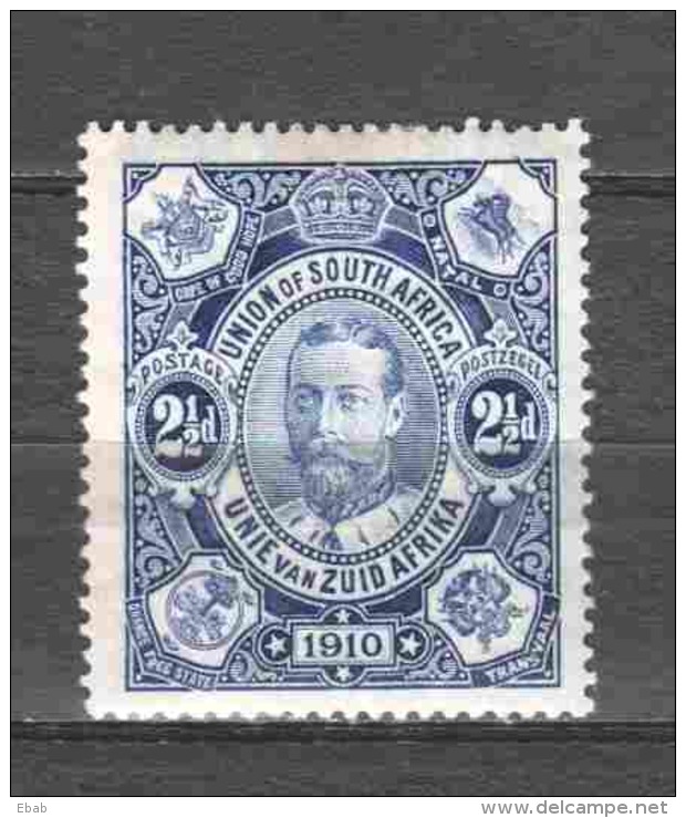 Union Of South Africa 1910 Mi 1B MH - Nuevos