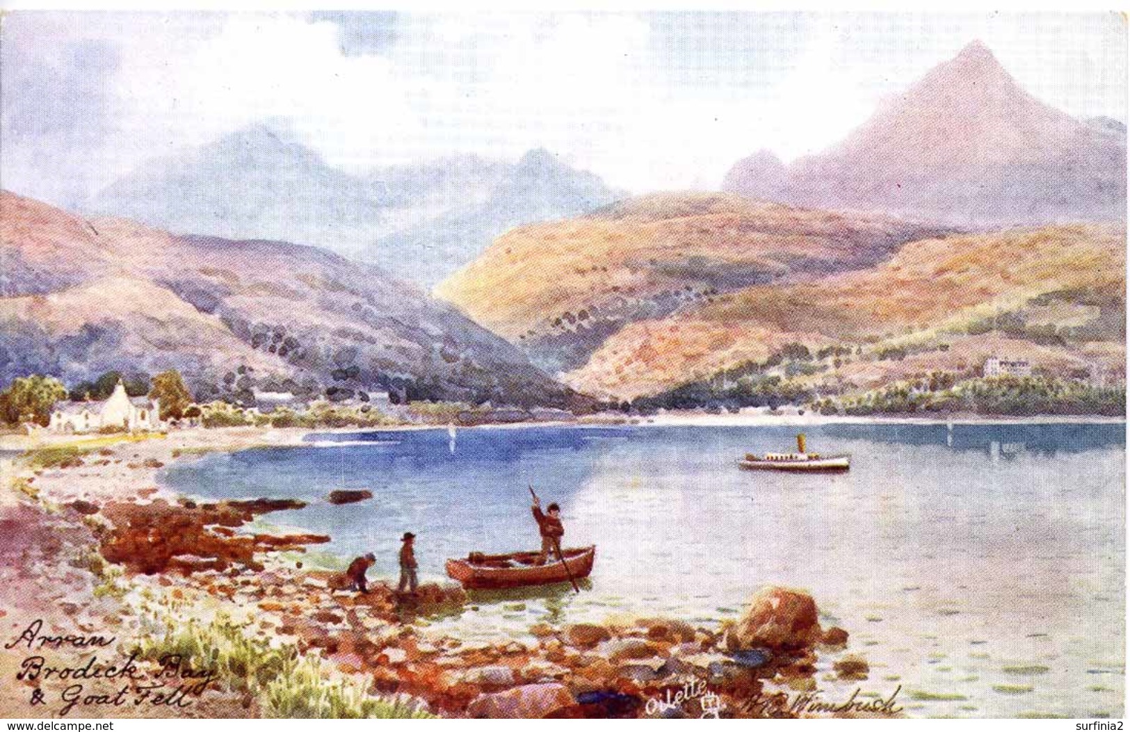 TUCKS OILETTE - HENRY WIMBUSH 7539 - ISLE OF ARRAN - BRODICK BAY - Wimbush